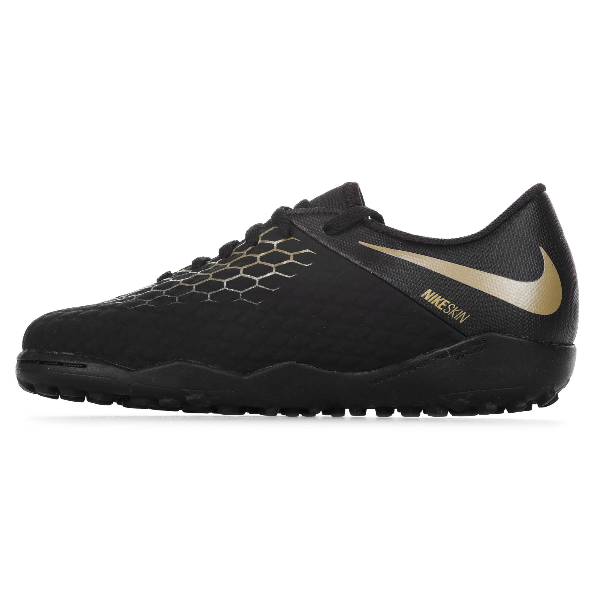 Botas de fútbol Hypervenom PhantomX III Academy Multitaco Junior Negro Dorado Botas de fútbol Hypervenom PhantomX III Academy Multitaco Junior Negro Dorado - Fútbol Factory
