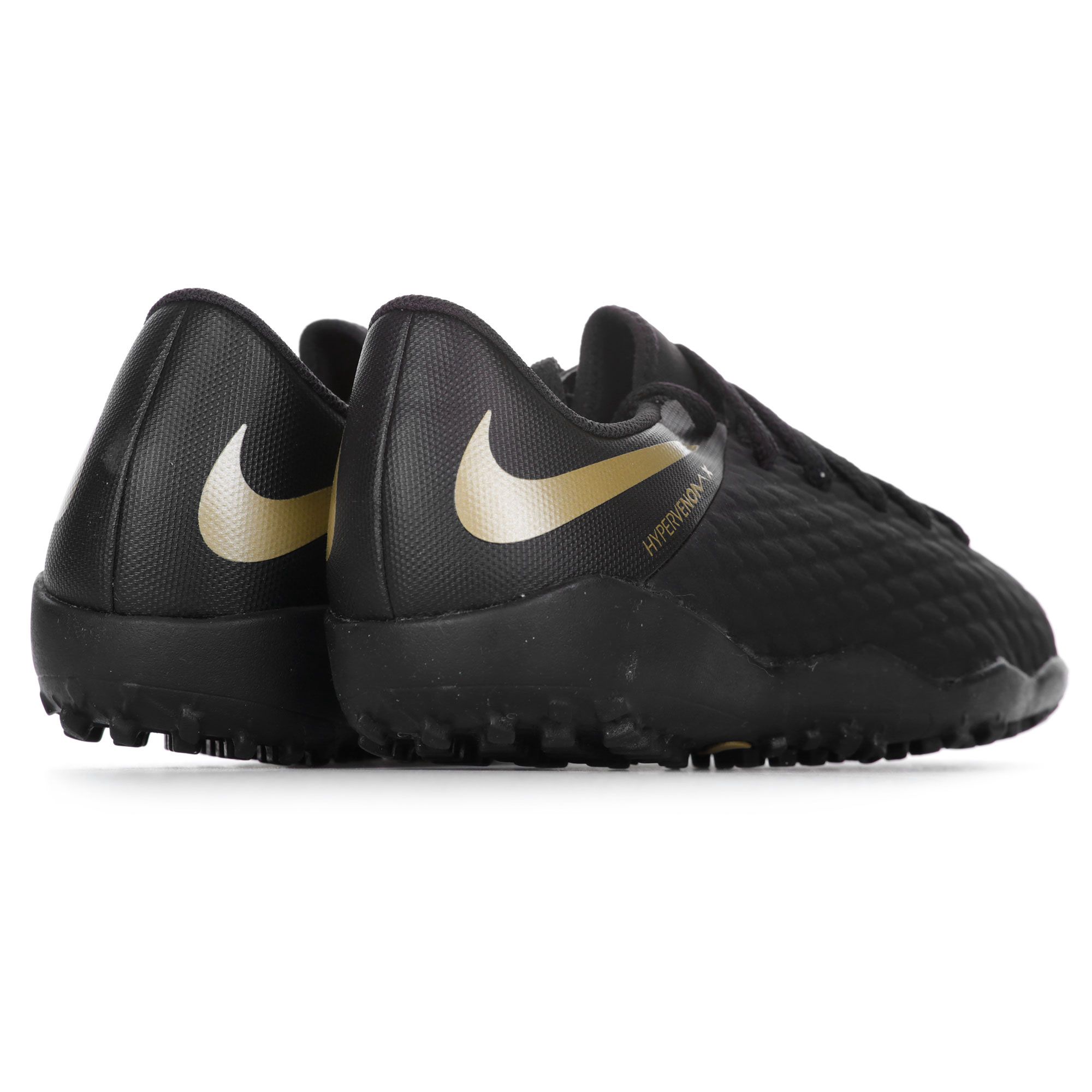 Botas de fútbol Hypervenom PhantomX III Academy Multitaco Junior Negro Dorado Botas de fútbol Hypervenom PhantomX III Academy Multitaco Junior Negro Dorado - Fútbol Factory