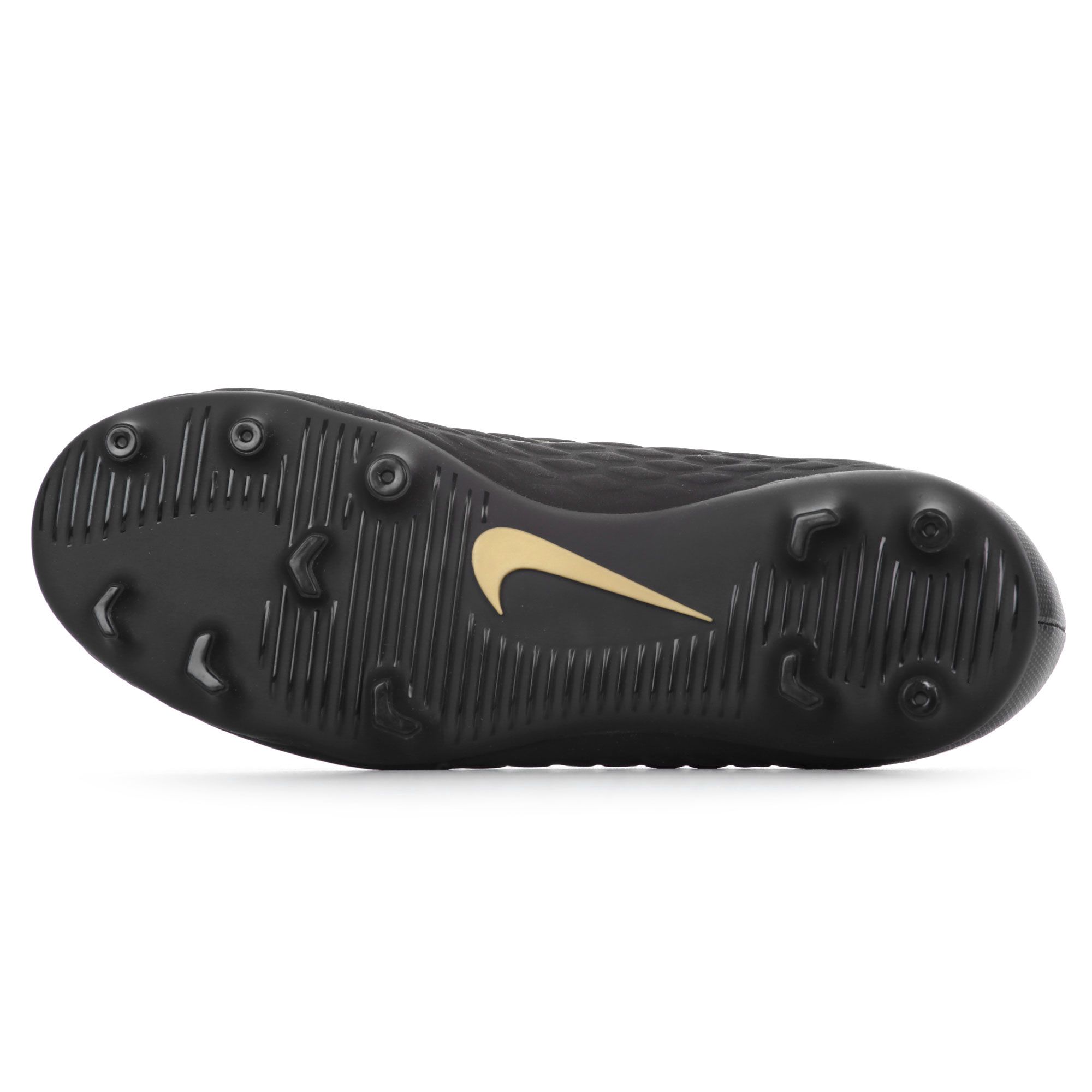 Botas de fútbol Hypervenom Phantom III Club FG Junior Negro Dorado - Fútbol Factory