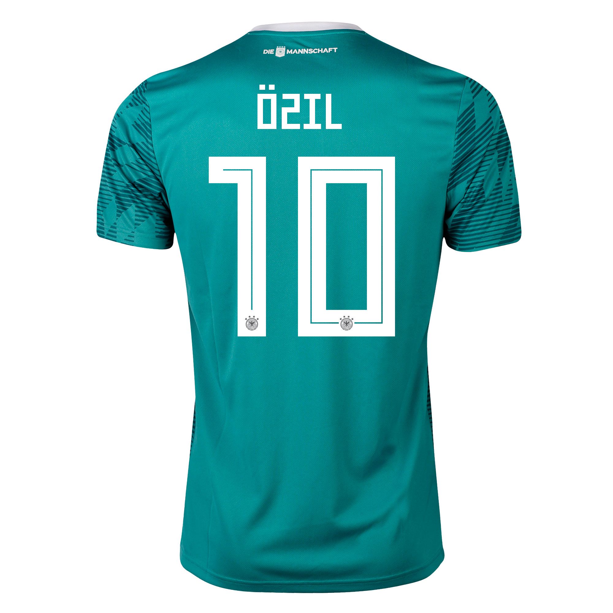 Camiseta 2ª Alemania Mundial 2018 Ozil Verde - Fútbol Factory