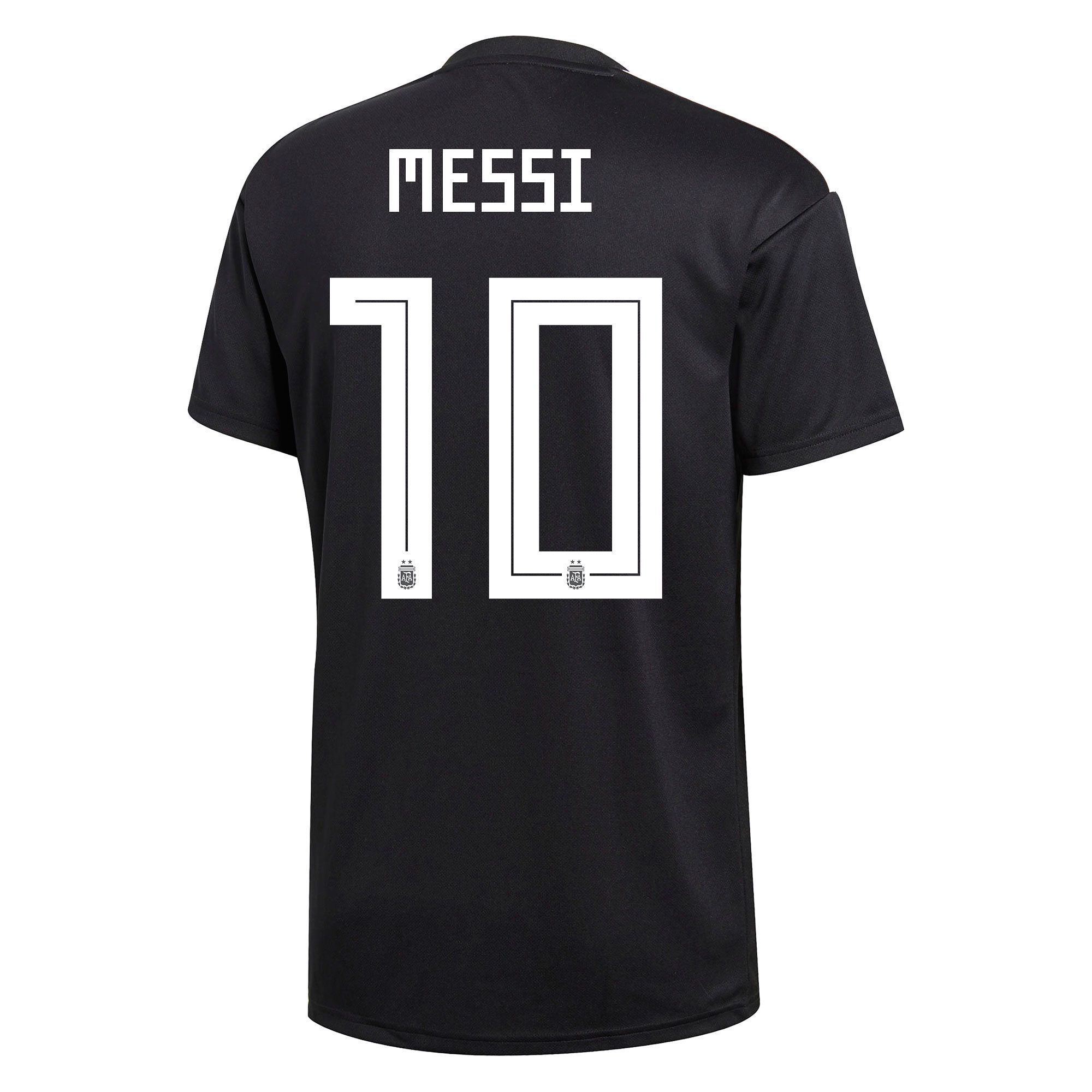 Camiseta 2ª Argentina Mundial 2018 Messi Negro - Fútbol Factory