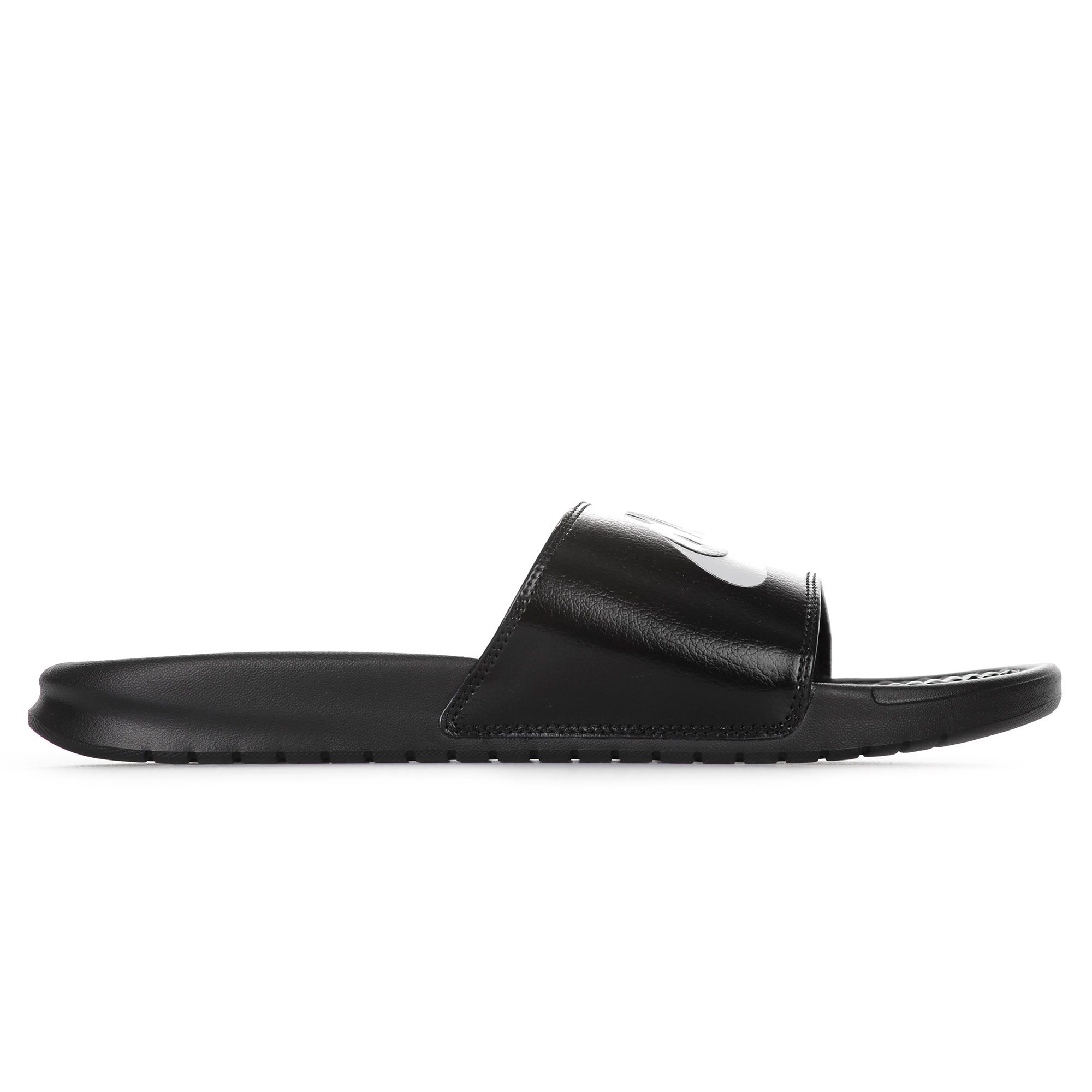 Chanclas Benassi JDI Negro - Fútbol Factory