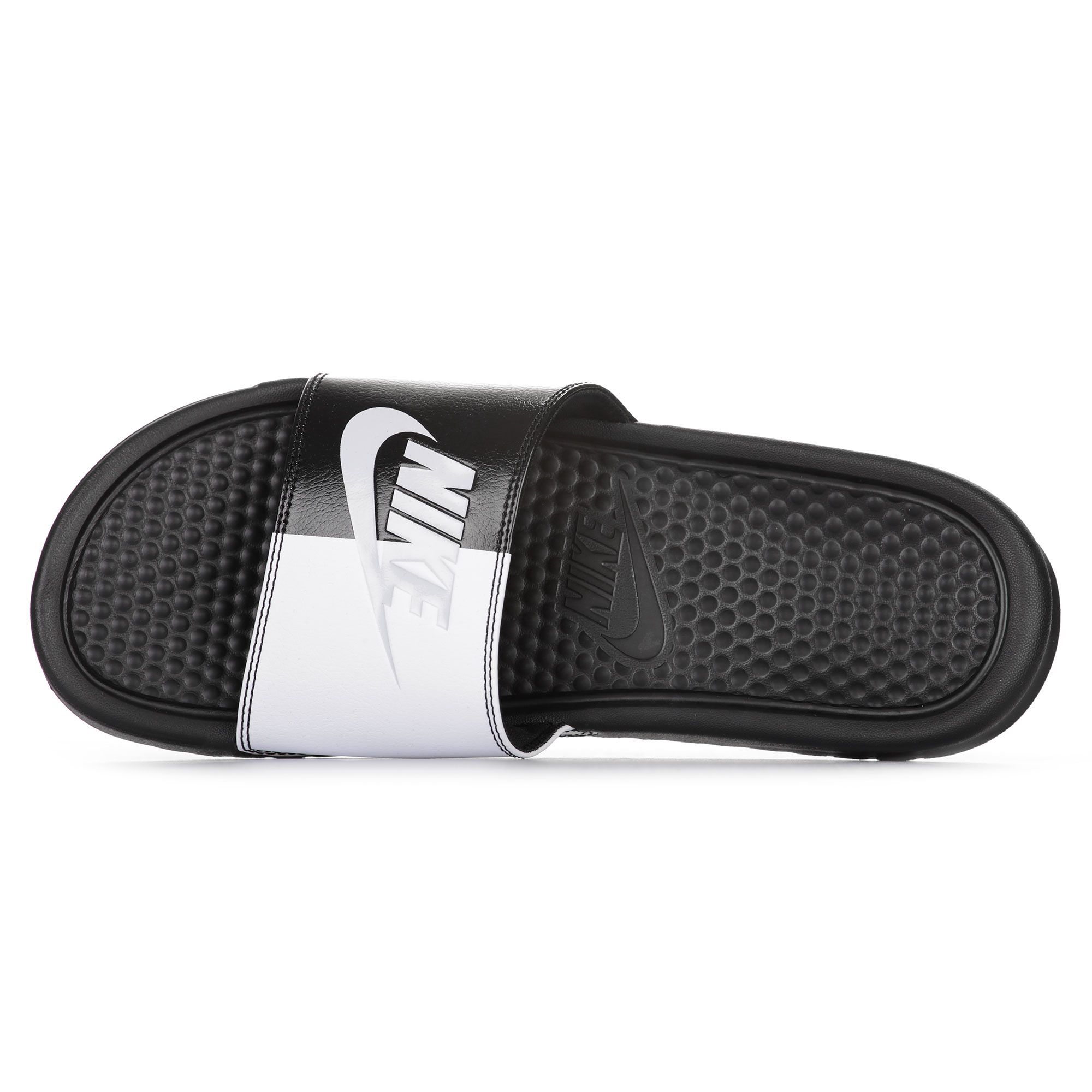 Chanclas Benassi JDI Negro - Fútbol Factory