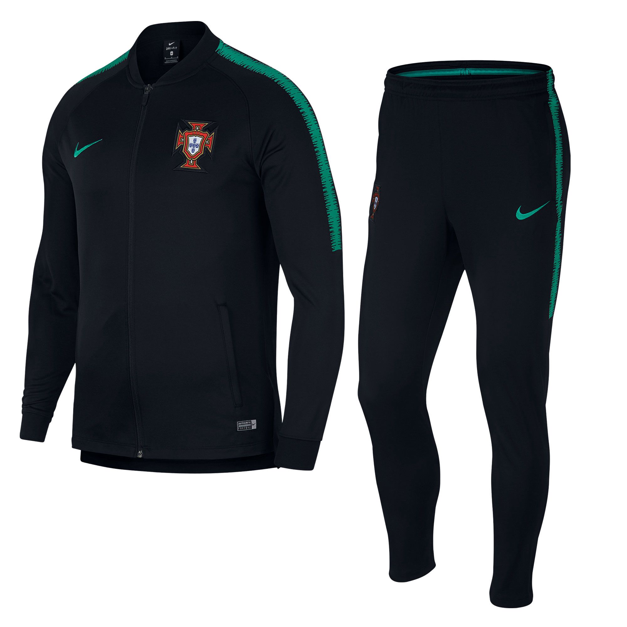Chándal de Training Portugal Dry Squad Mundial 2018 Negro - Fútbol Factory