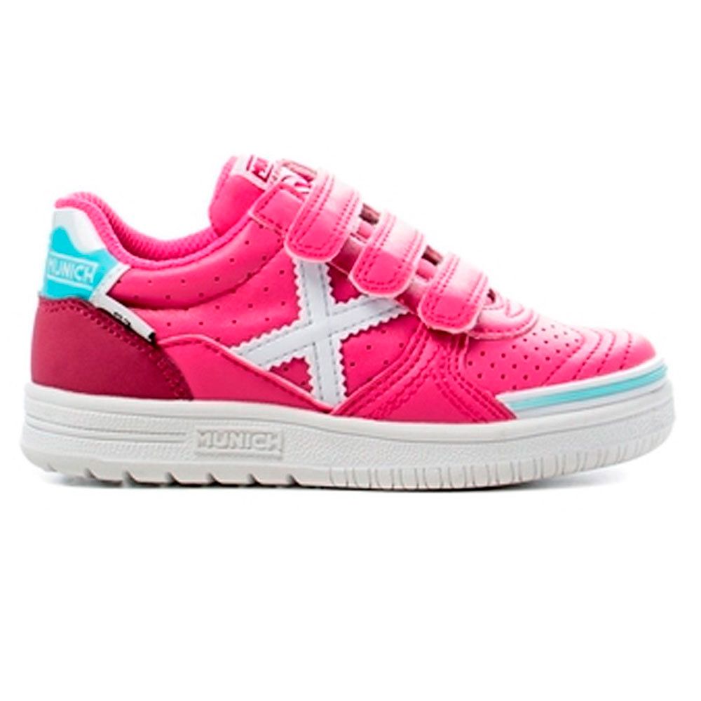 Zapatillas de Fútbol Sala G-3 Profit Velcro Junior Rosa - Fútbol Factory