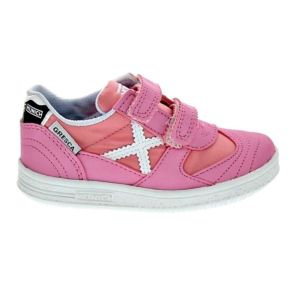 Zapatillas Baby Gresca Velcro Bebé Rosa - Fútbol Factory