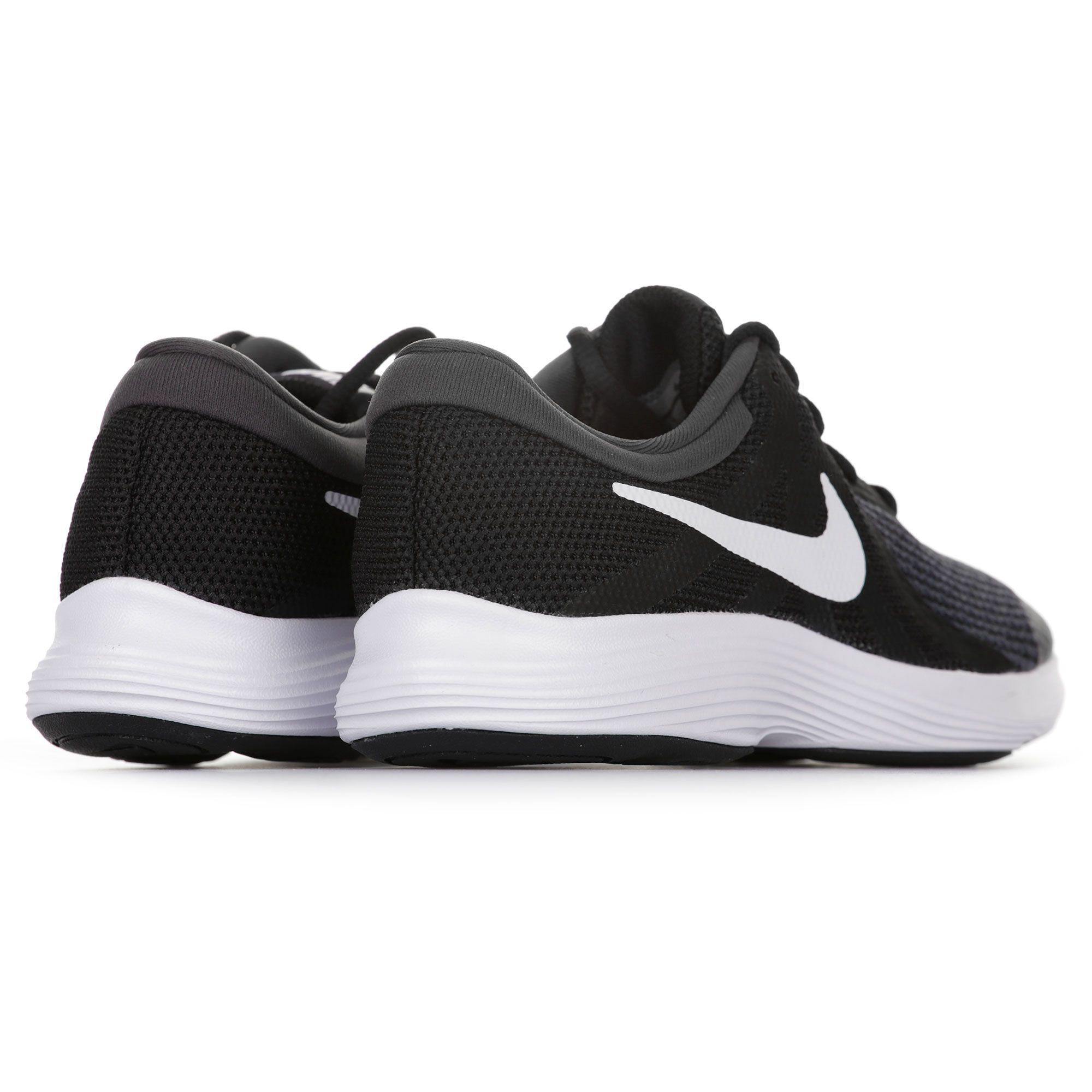 Zapatillas de Running Revolution 4 Junior Negro - Fútbol Factory