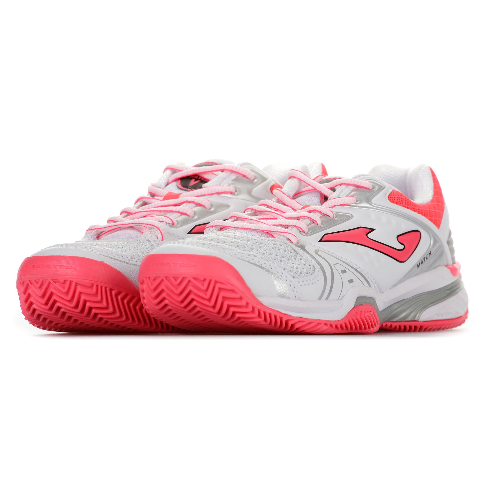 Zapatillas de Padel Match Mujer Blanco Rosa - Fútbol Factory