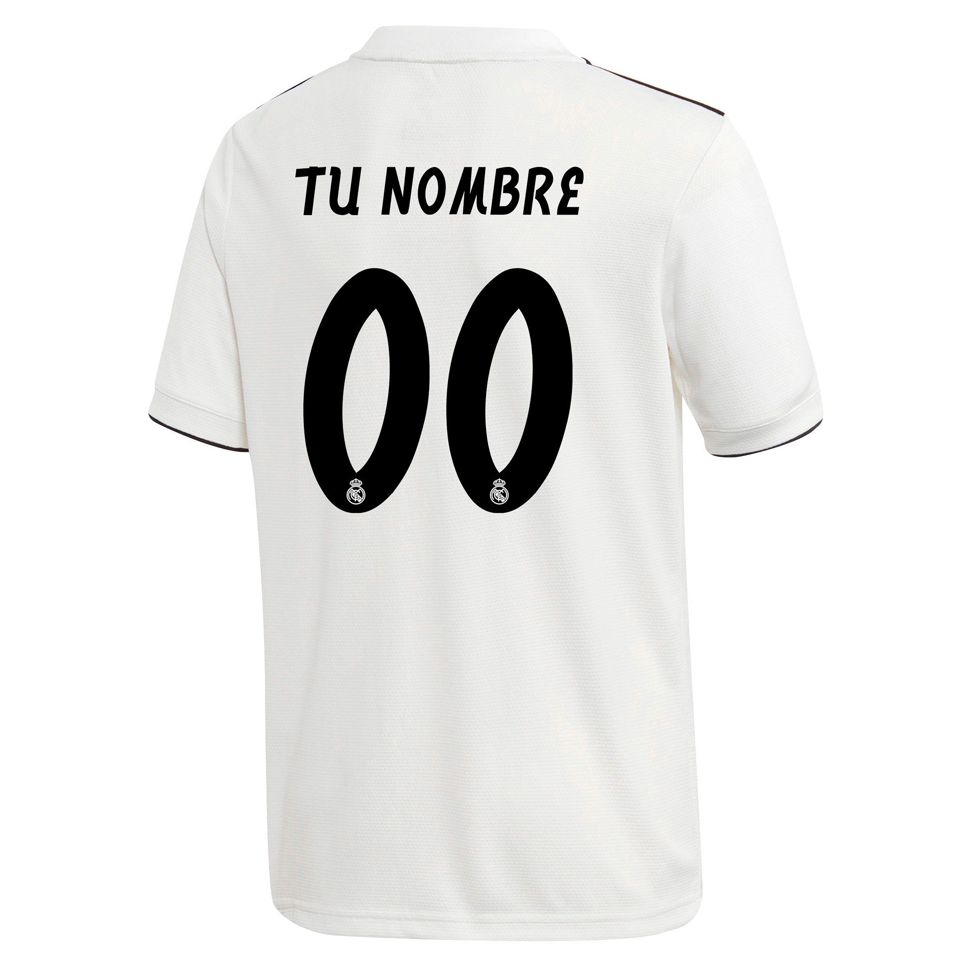 Camiseta 1ª Real Madrid 2018/2019 Personalizado LaLiga Junior - Fútbol Factory