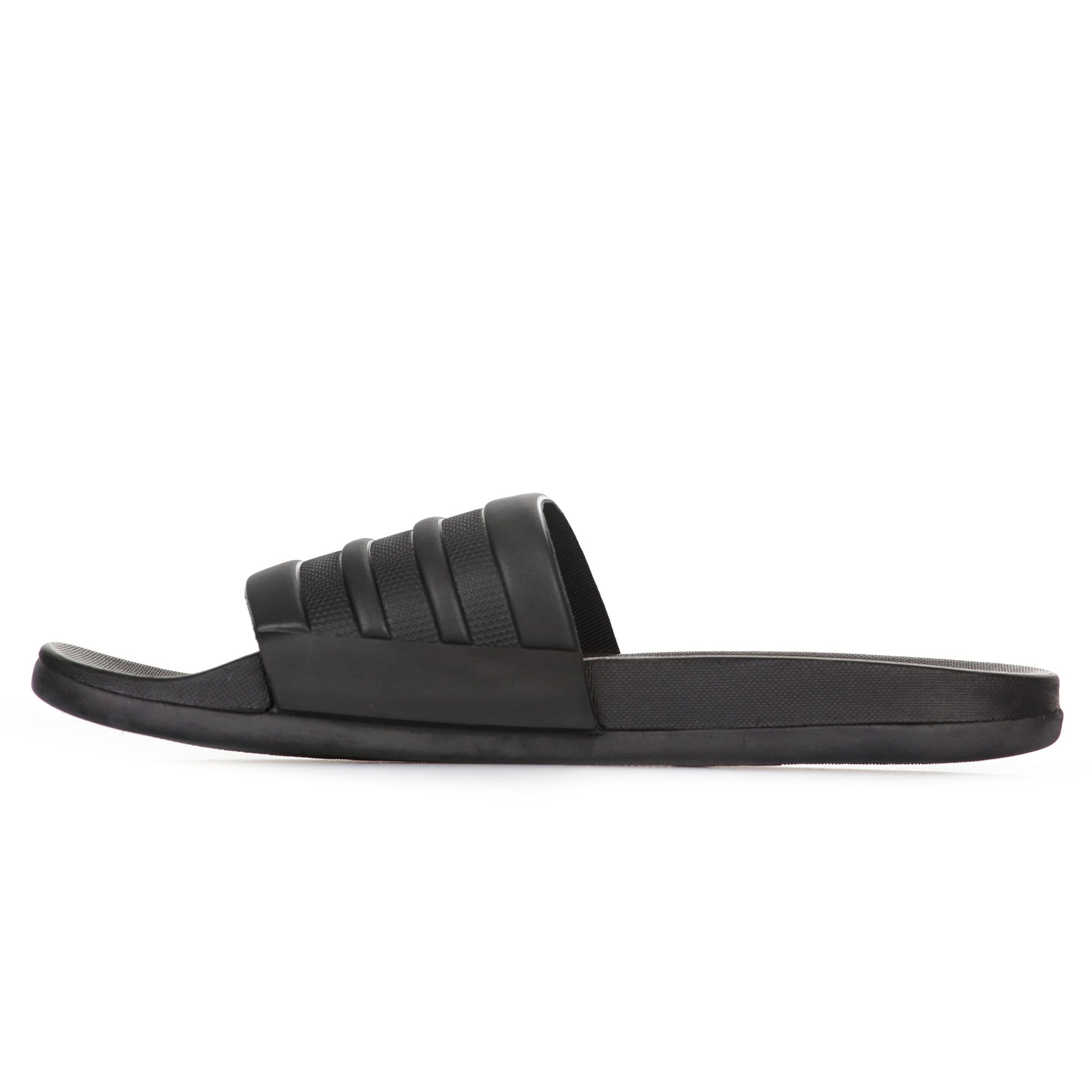 Chanclas Adilette Cloudfoam Plus Negro - Fútbol Factory