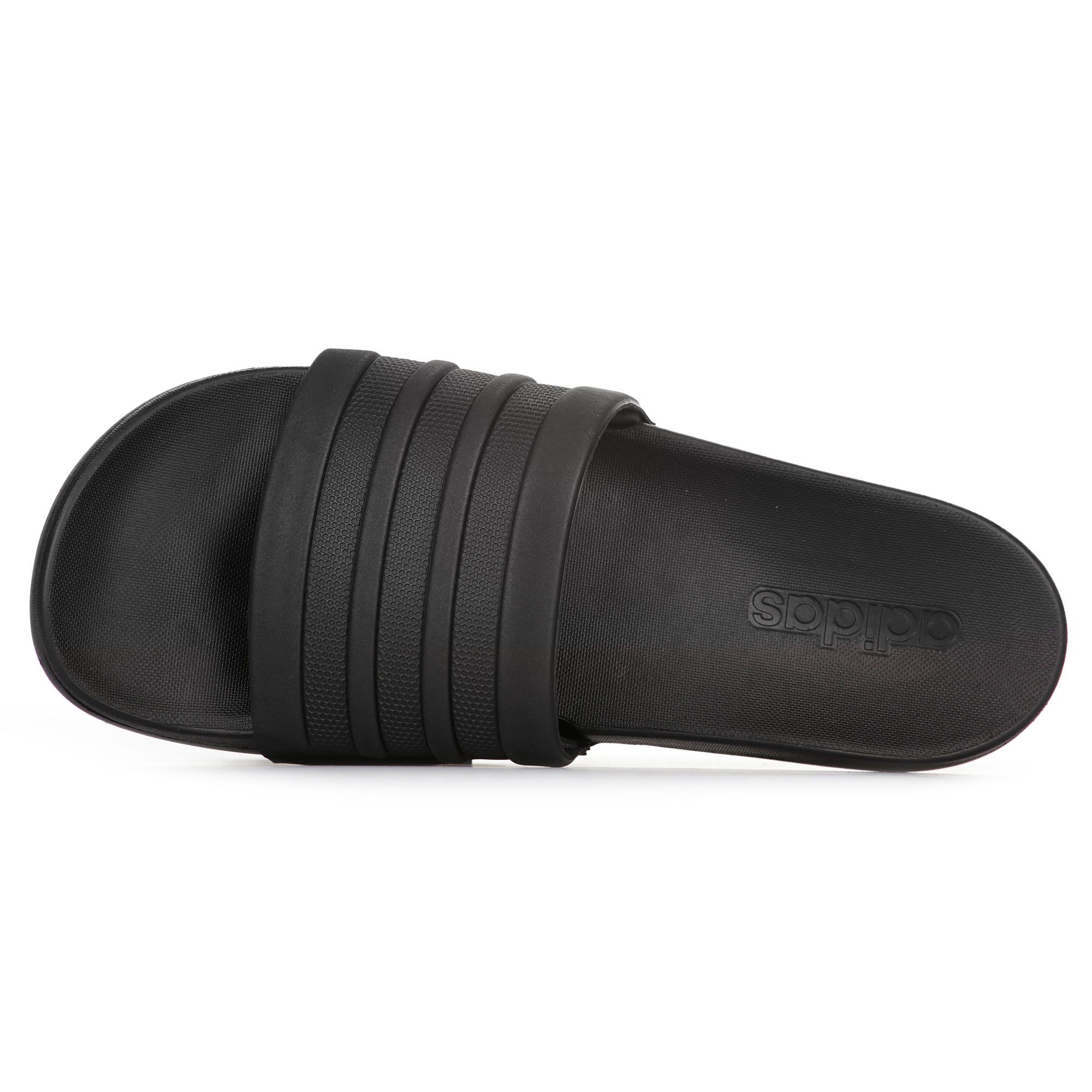 Chanclas Adilette Cloudfoam Plus Negro - Fútbol Factory