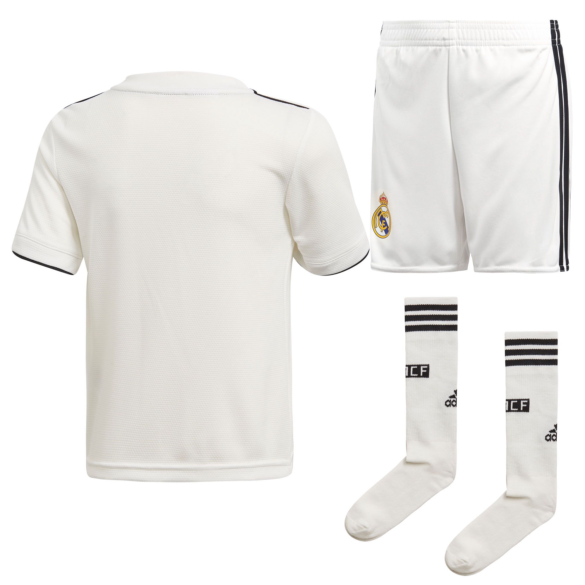 Conjunto 1ª Real Madrid 2018/2019 Infantil - Fútbol Factory