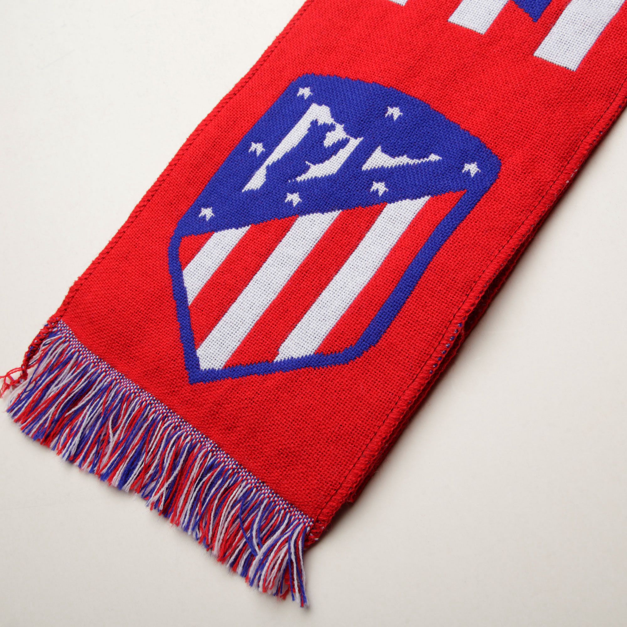 Bufanda Oficial Atlético de Madrid Nunca Dejes de Creer Rojo Blanco - Fútbol Factory