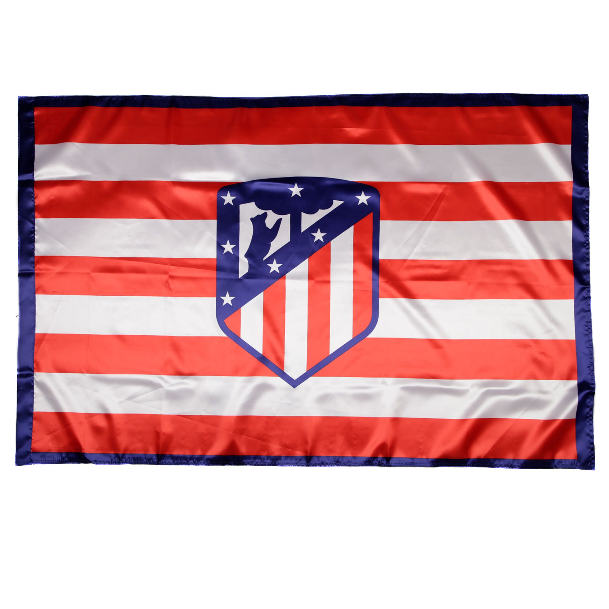 Bandera Oficial Atlético de Madrid Blanco Rojo - Fútbol Factory