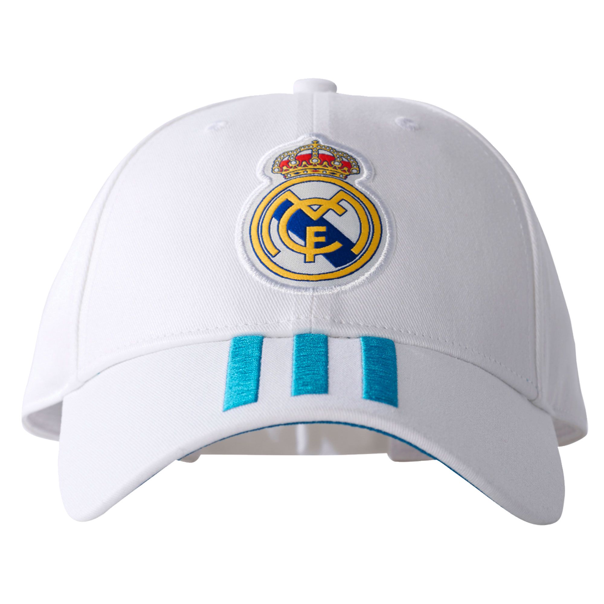 Gorra Real Madrid Tres Bandas 2017/2018 Blanco - Fútbol Factory