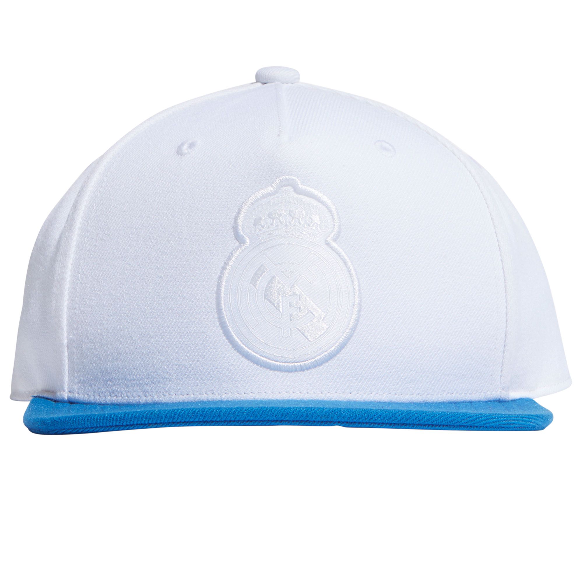 Gorra Plana Real Madrid 2017/2018 Blanco Azul - Fútbol Factory