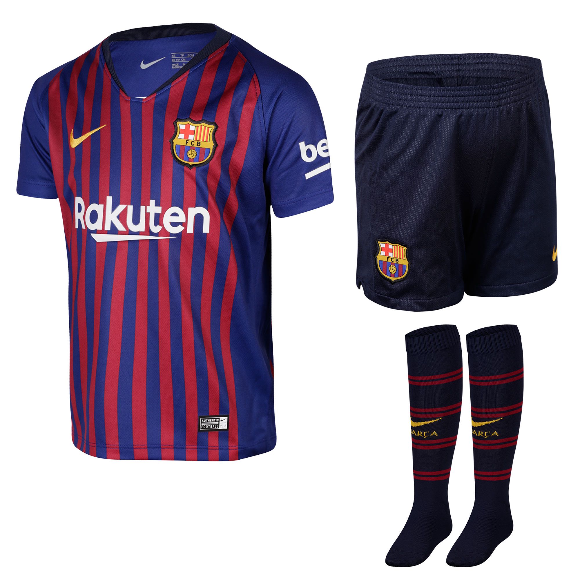 Conjunto 1 FC Barcelona 2018 2019 Infantil