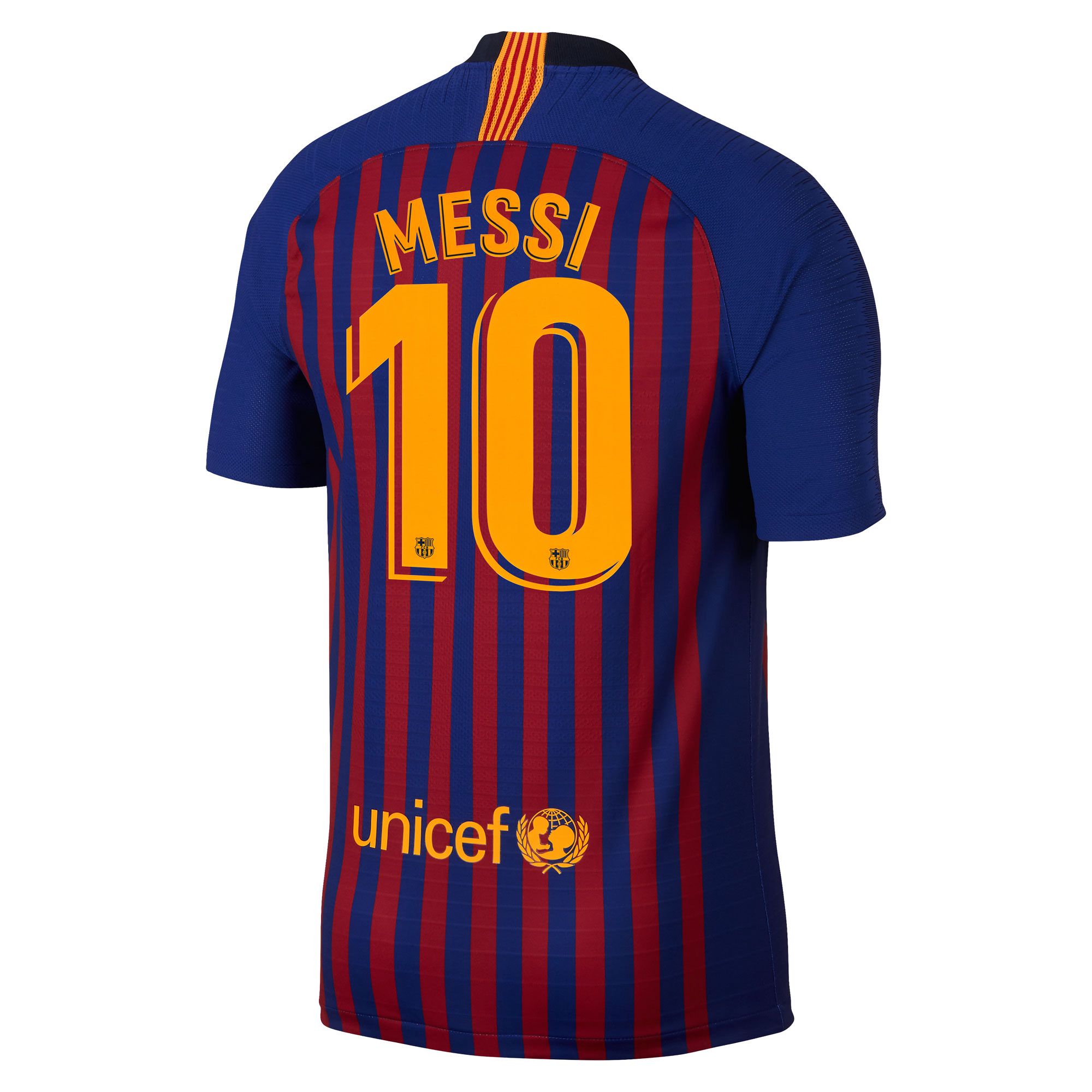 Camiseta 1 FC Barcelona 2018 2019 Messi Vapor Match