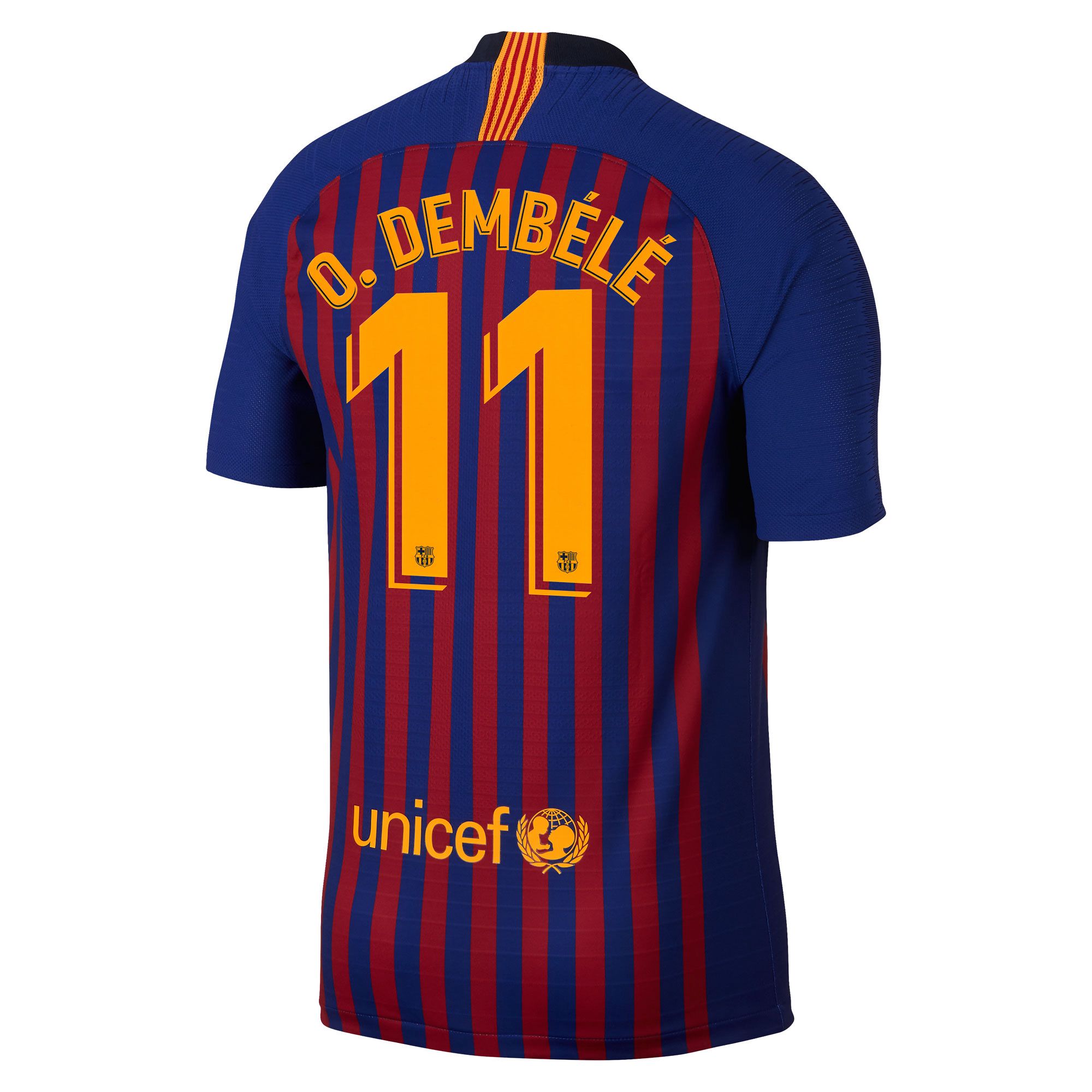 Camiseta 1ª FC Barcelona 2018/2019 Ousmane Dembélé Vapor Match - Fútbol Factory