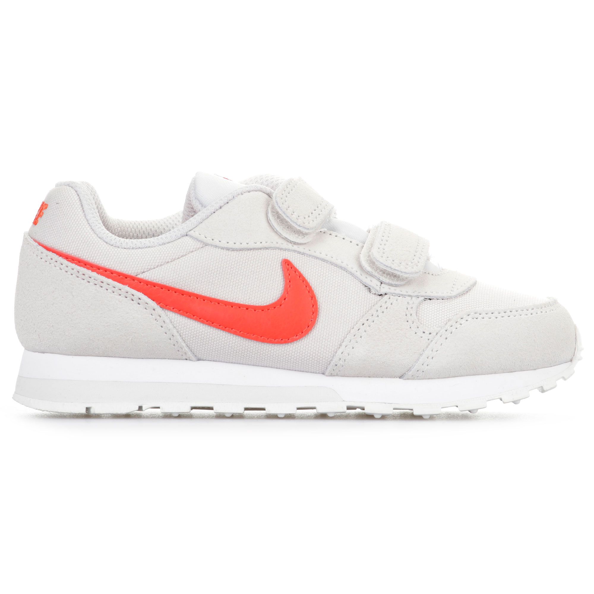 Zapatillas MD Runner 2 Velcro Junior Gris Coral - Fútbol Factory