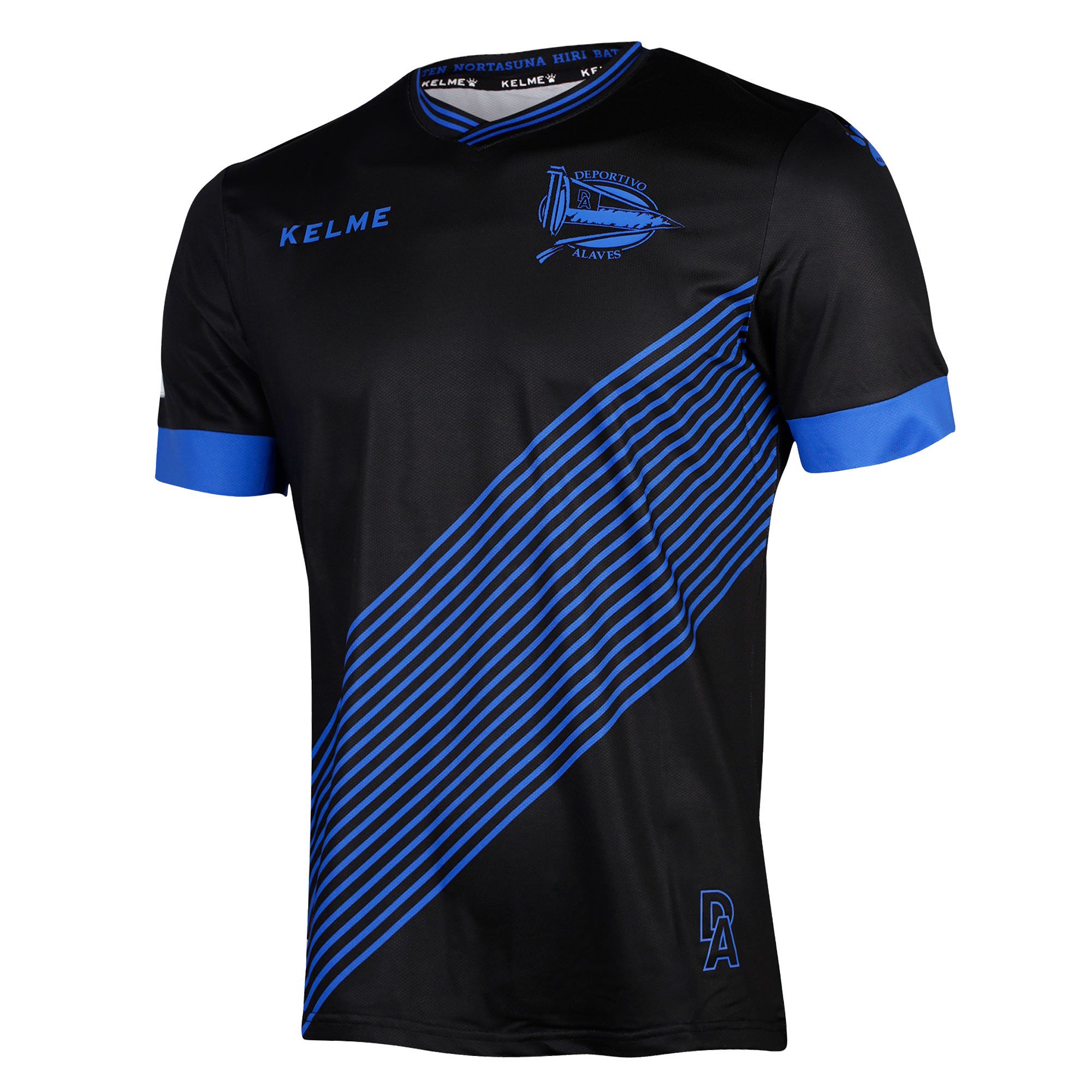 Camiseta 2ª Deportivo Alavés 2017/2018 Negro Azul - Fútbol Factory