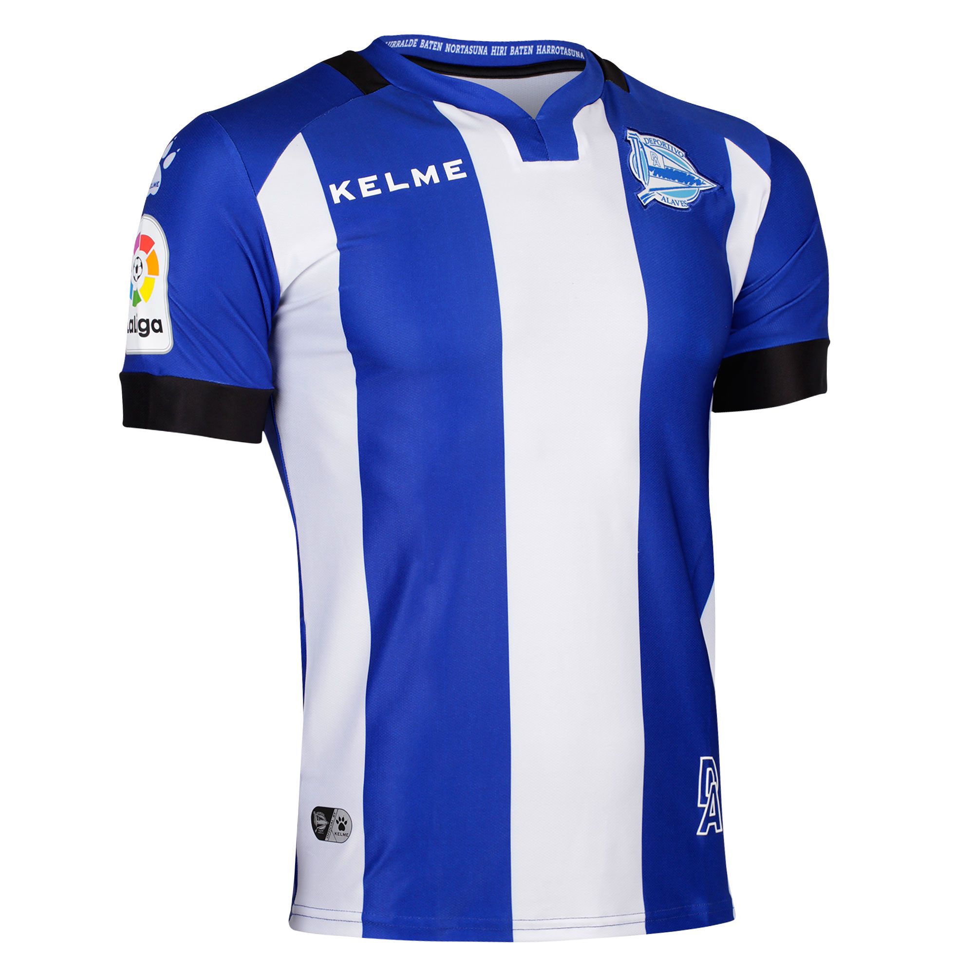 Camiseta 1ª Deportivo Alavés 2017/2018 Azul Blanco - Fútbol Factory