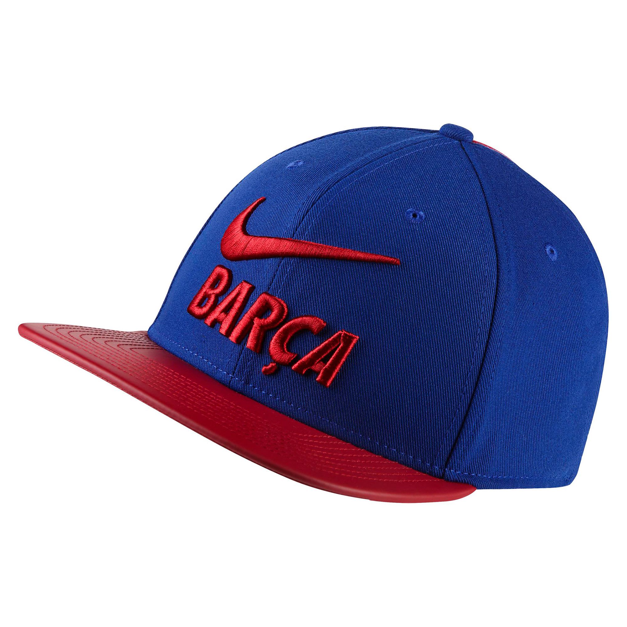 Gorra FC Barcelona 2017/2018 Plana Azul Granate - Fútbol Factory