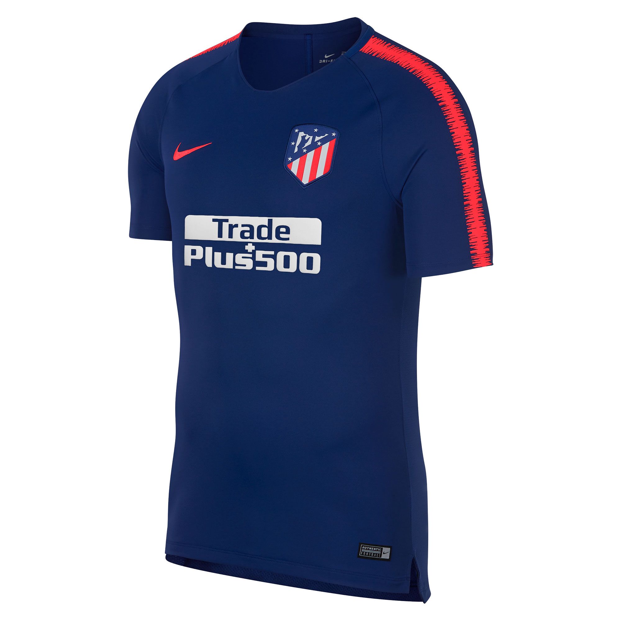 Camiseta de Training Atlético de Madrid Breathe Squad 2018/2019 Azul Rojo - Fútbol Factory