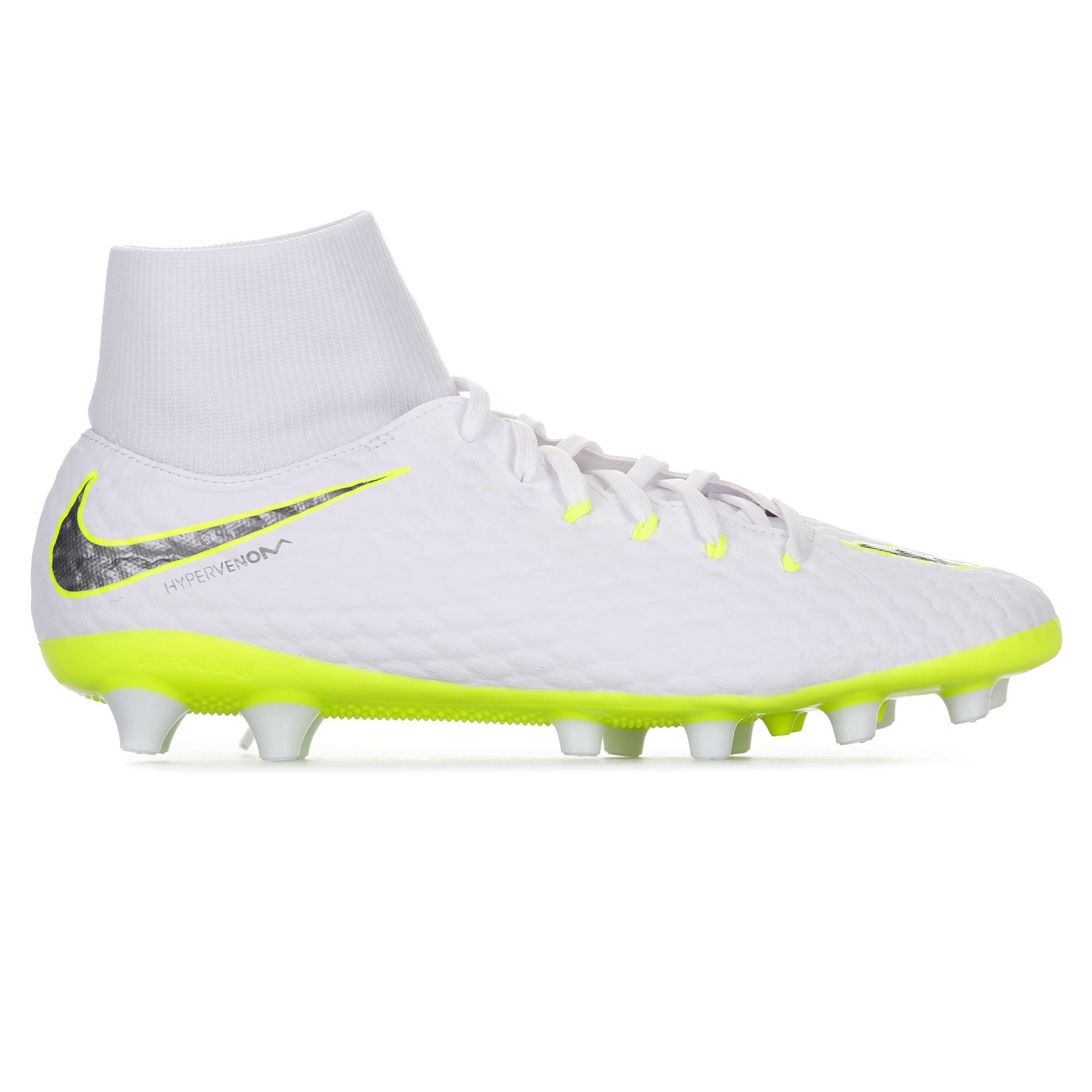 Botas de Fútbol Hypervenom Phantom III Academy DFC AG-Pro Mundial Rusia 2018 Bla - Fútbol Factory