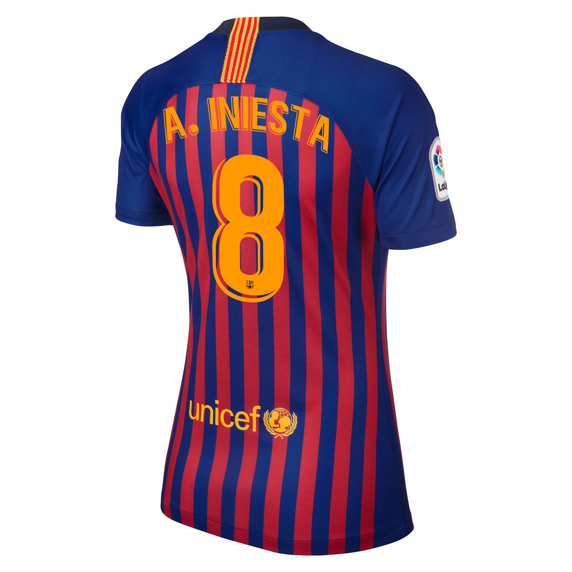 Camiseta 1ª FC Barcelona 2018/2019 Andrés Iniesta Stadium Mujer - Fútbol Factory
