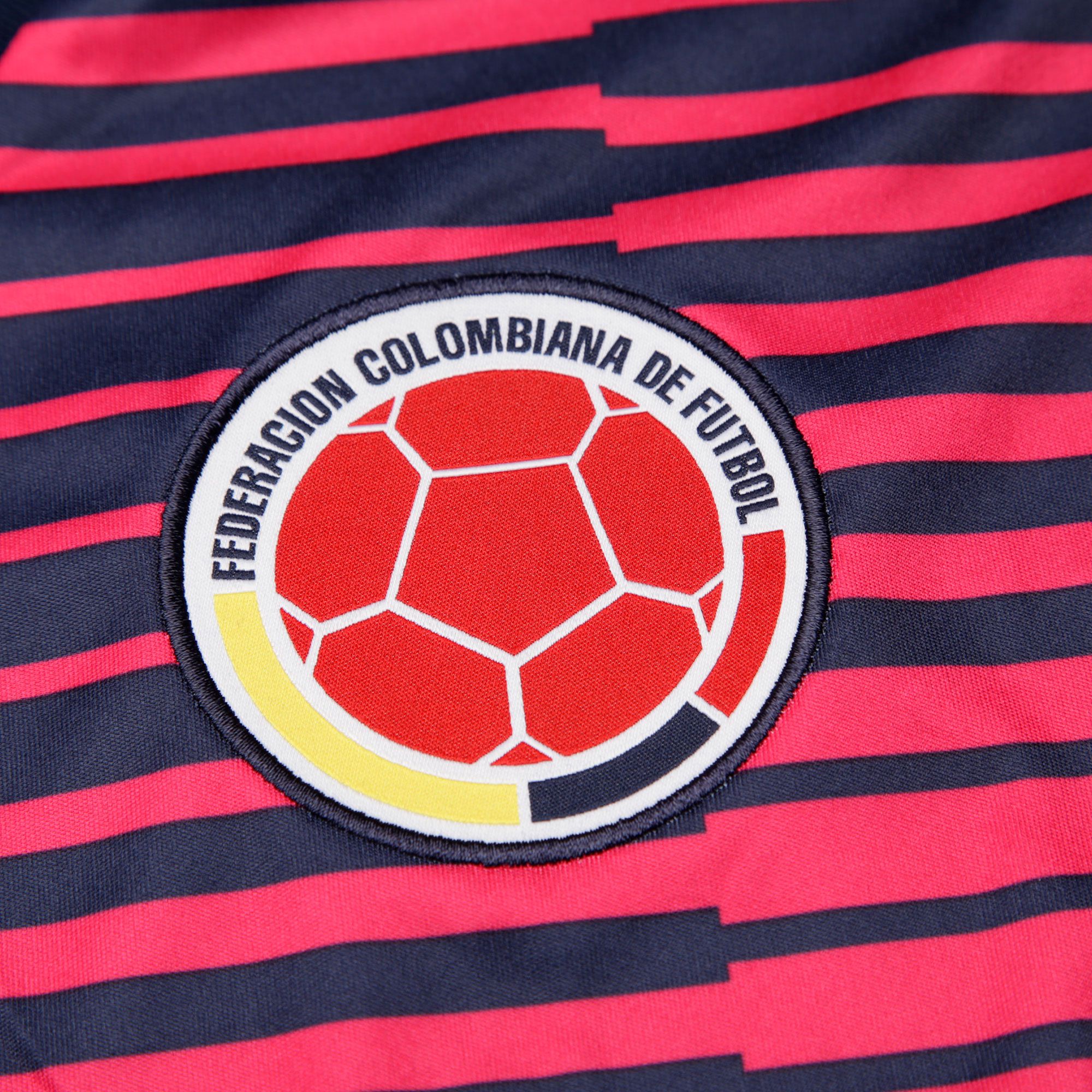 Camiseta de Pre-Match Colombia Mundial 2018 Rosa Azul - Fútbol Factory