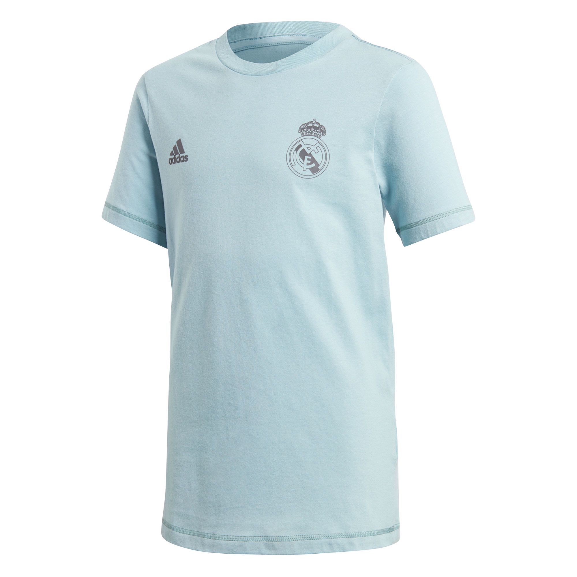 Camiseta de Paseo Real Madrid CF 2017/2018 Junior Gris - Fútbol Factory
