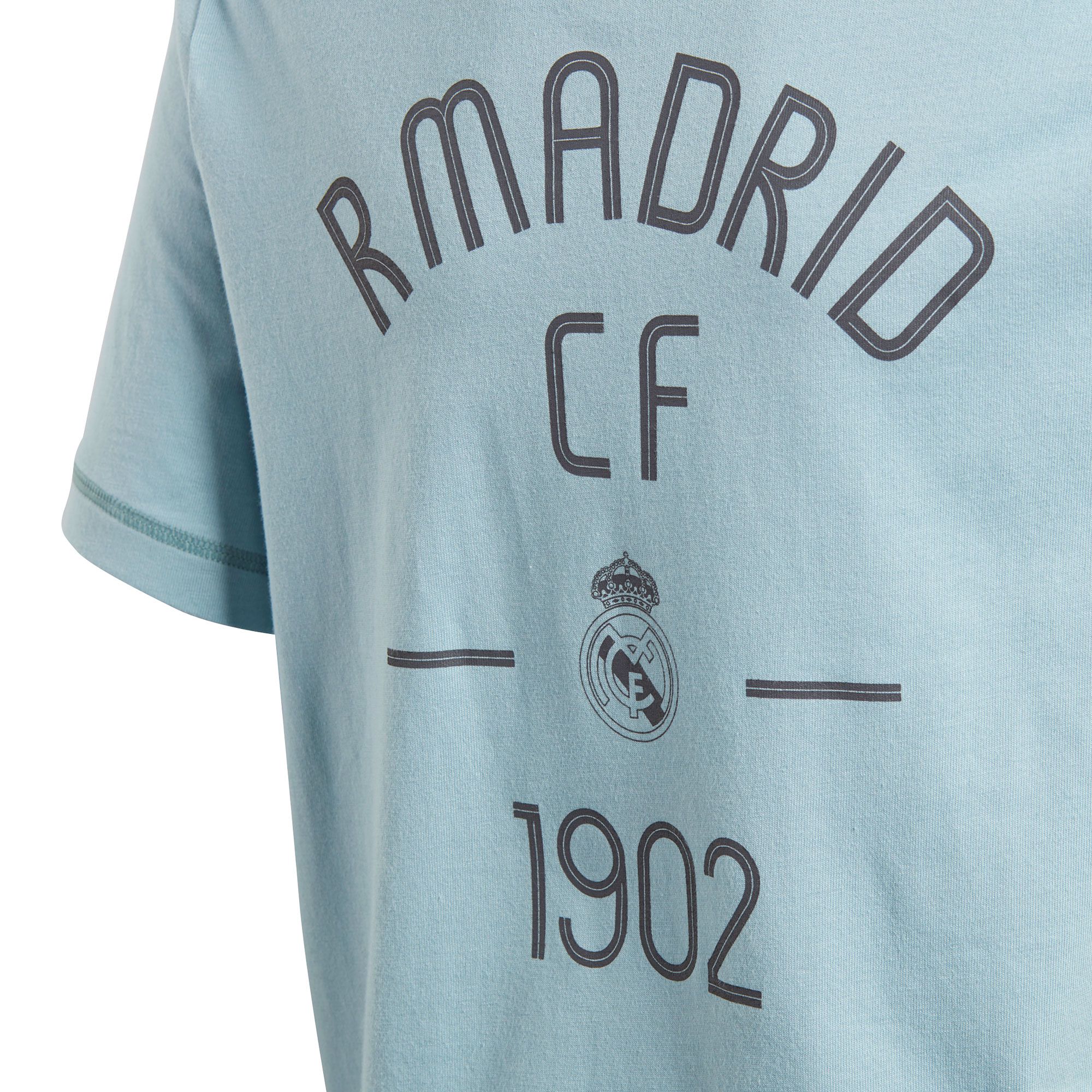 Camiseta de Paseo Real Madrid CF 2017/2018 Junior Gris - Fútbol Factory