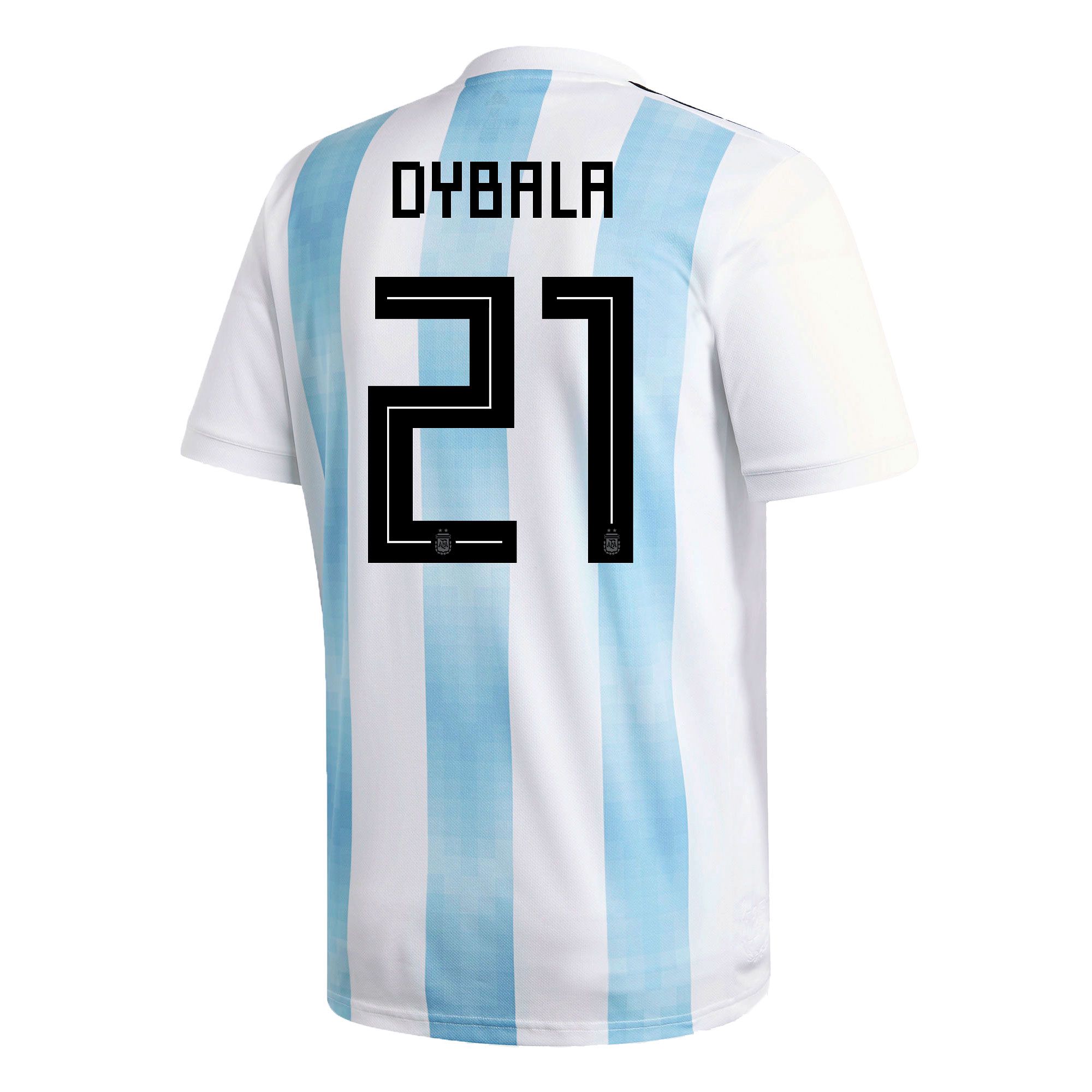 Camiseta 1ª Argentina Mundial 2018 Dybala Blanco Azul - Fútbol Factory