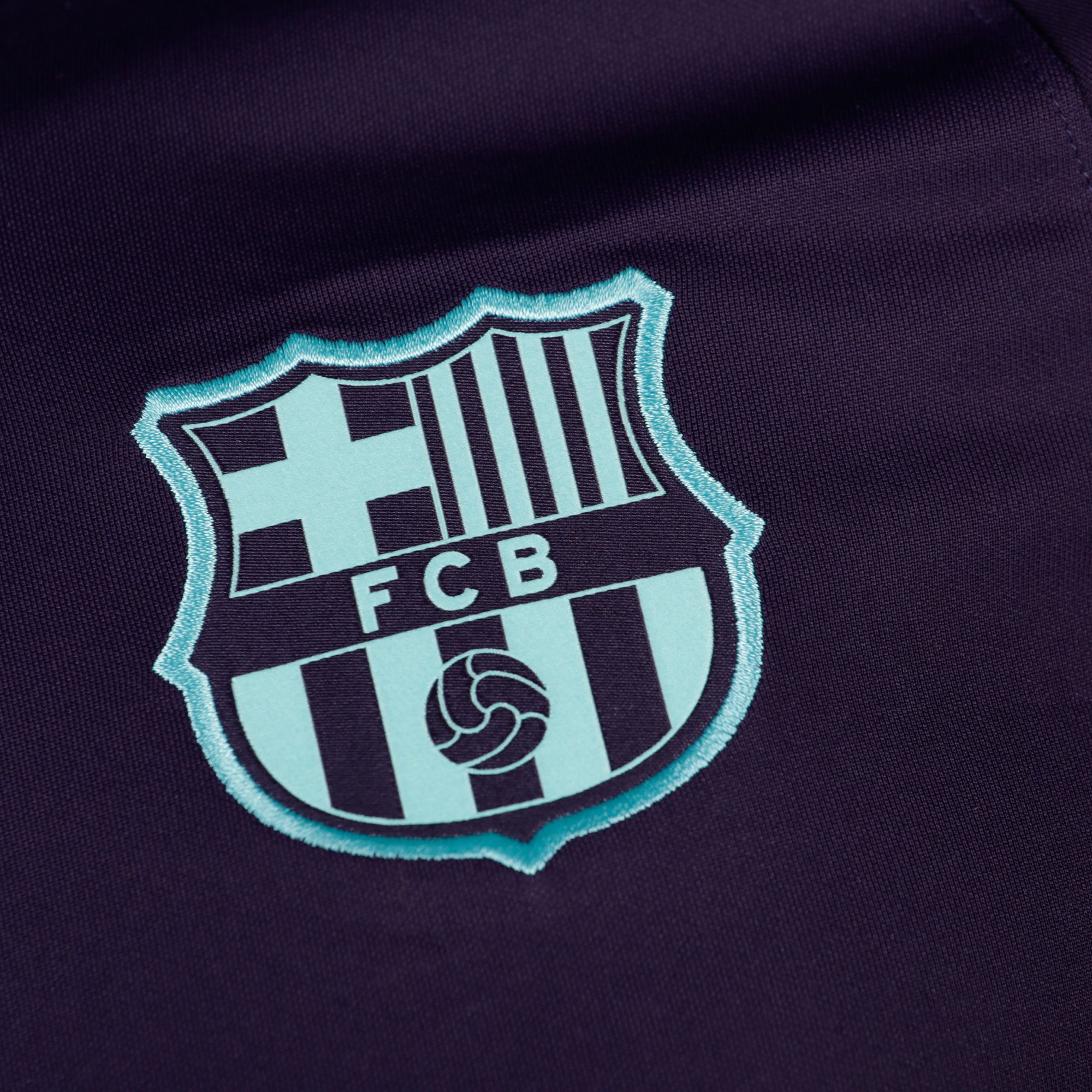Camiseta de Training FC Barcelona Breathe Squad 2018/2019 Morado Verde - Fútbol Factory