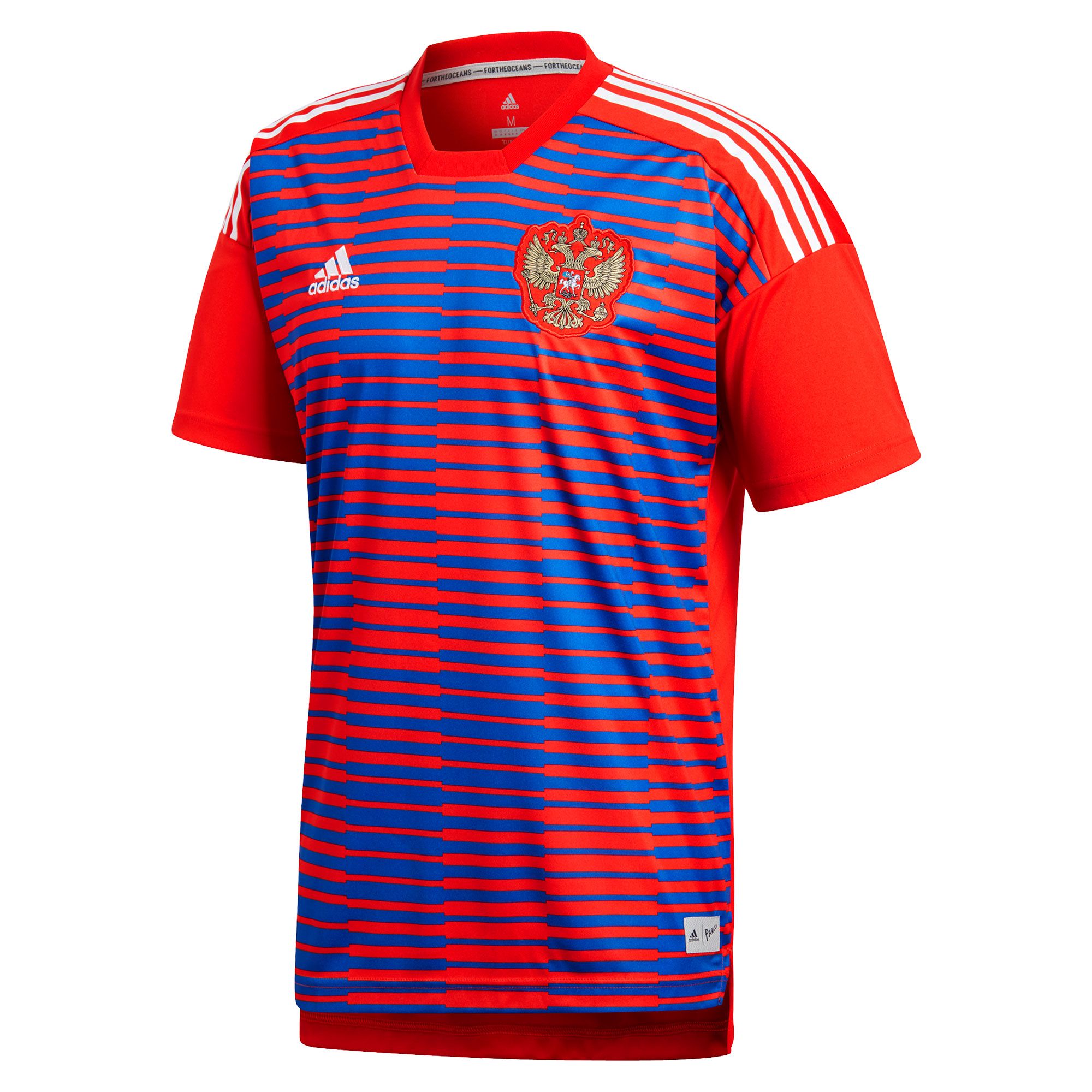 Camiseta de Pre-Match Rusia Mundial 2018 Rojo Azul - Fútbol Factory