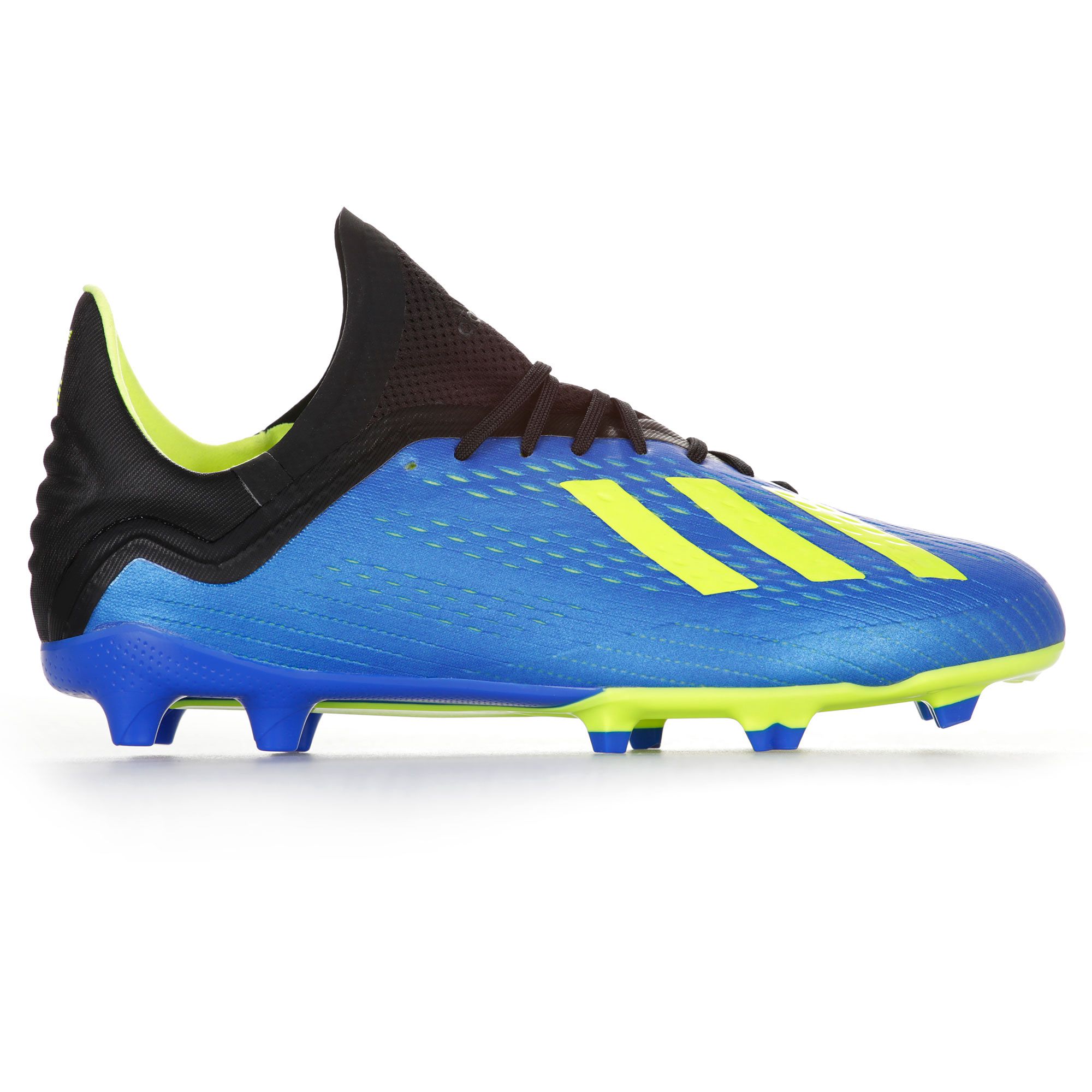 Botas de Fútbol X 18.1 FG Junior Azul Fluor - Fútbol Factory