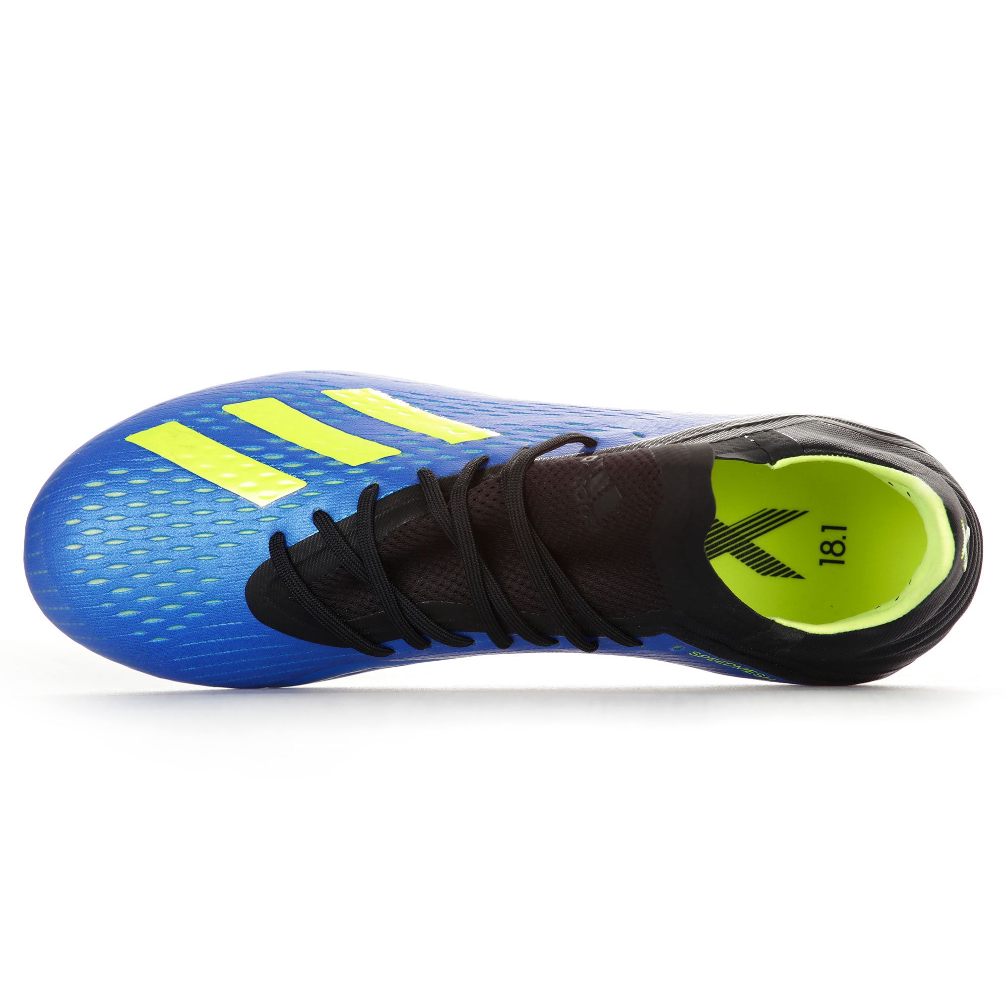 Botas de Fútbol X 18.1 FG Junior Azul Fluor - Fútbol Factory