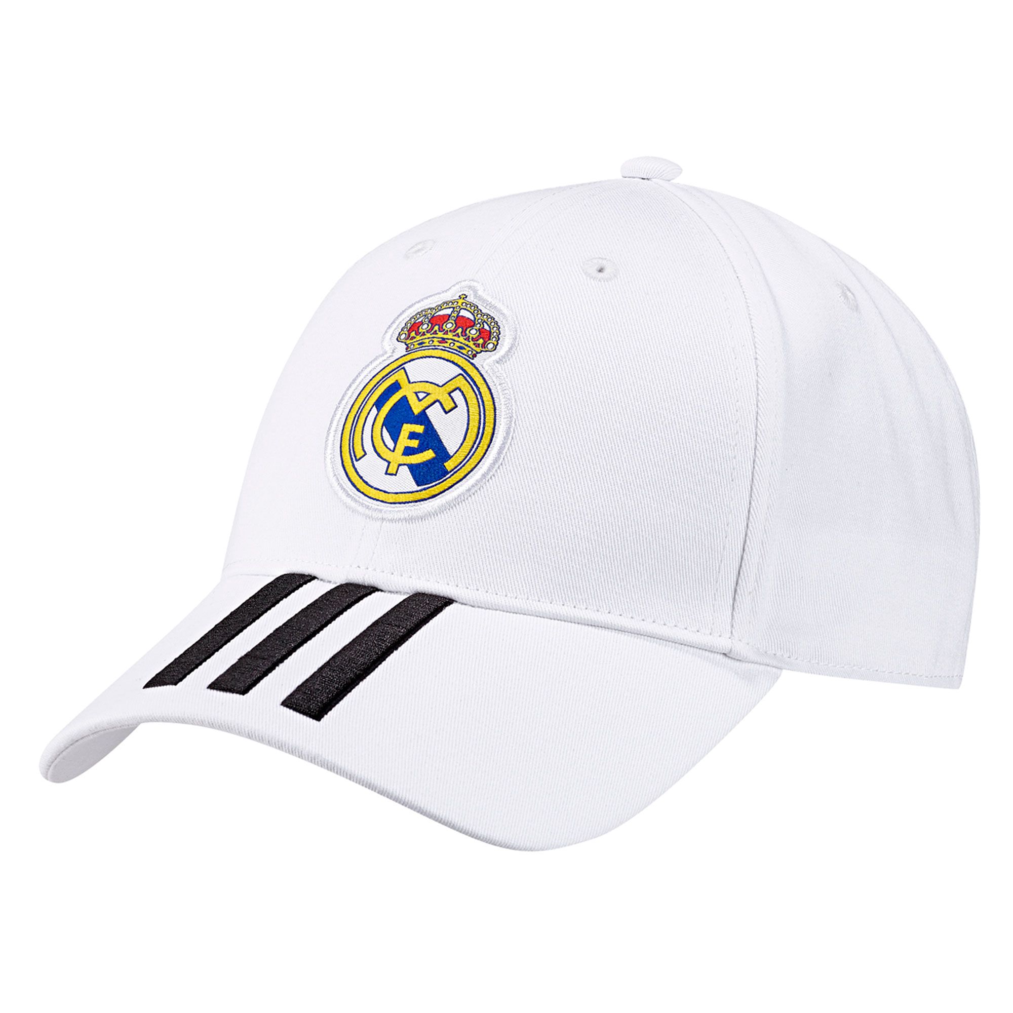 Gorra Real Madrid Tres Bandas 2018/2019 Blanco - Fútbol Factory