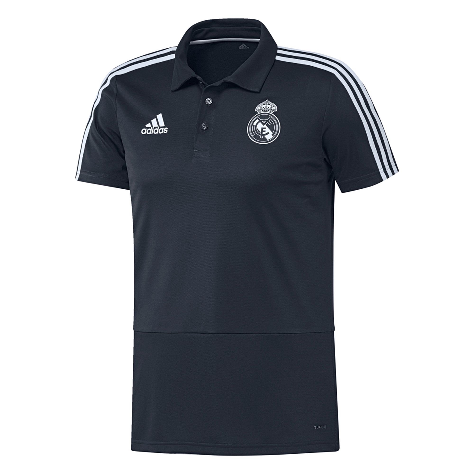 Polo de Paseo Real Madrid 2018/2019 Gris - Fútbol Factory