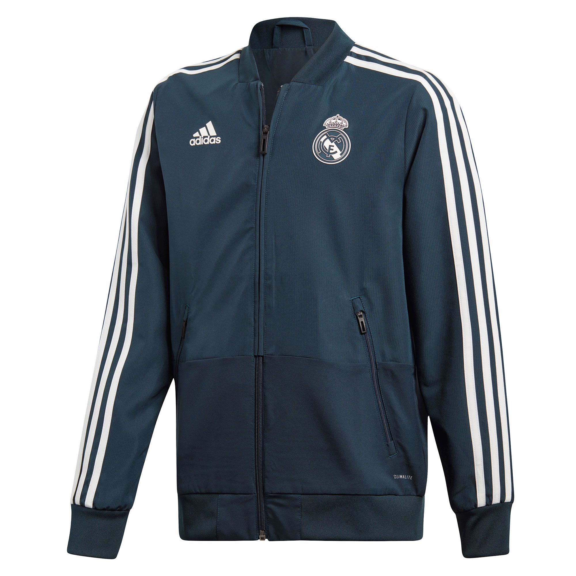 Chándal Pre-Match Real Madrid 2018/2019 Junior Gris - Fútbol Factory