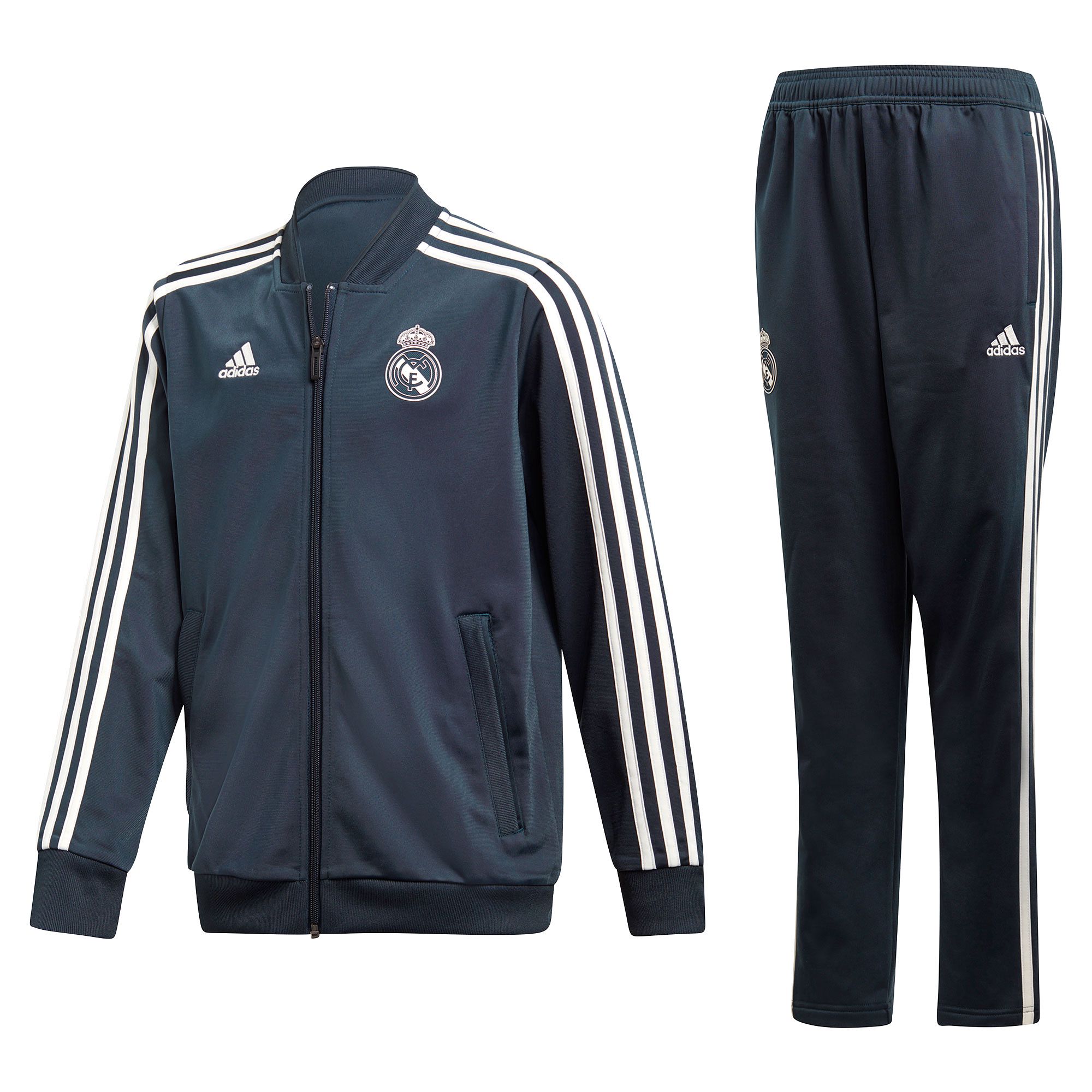Chándal de Paseo Real Madrid 2018/2019 Junior Gris - Fútbol Factory