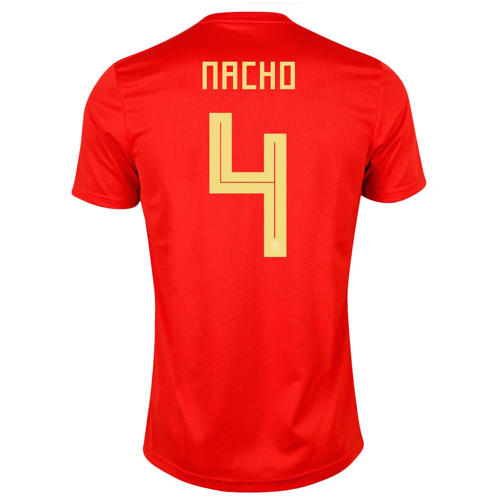 Camiseta 1ª España Mundial 2018 Nacho Rojo - Fútbol Factory