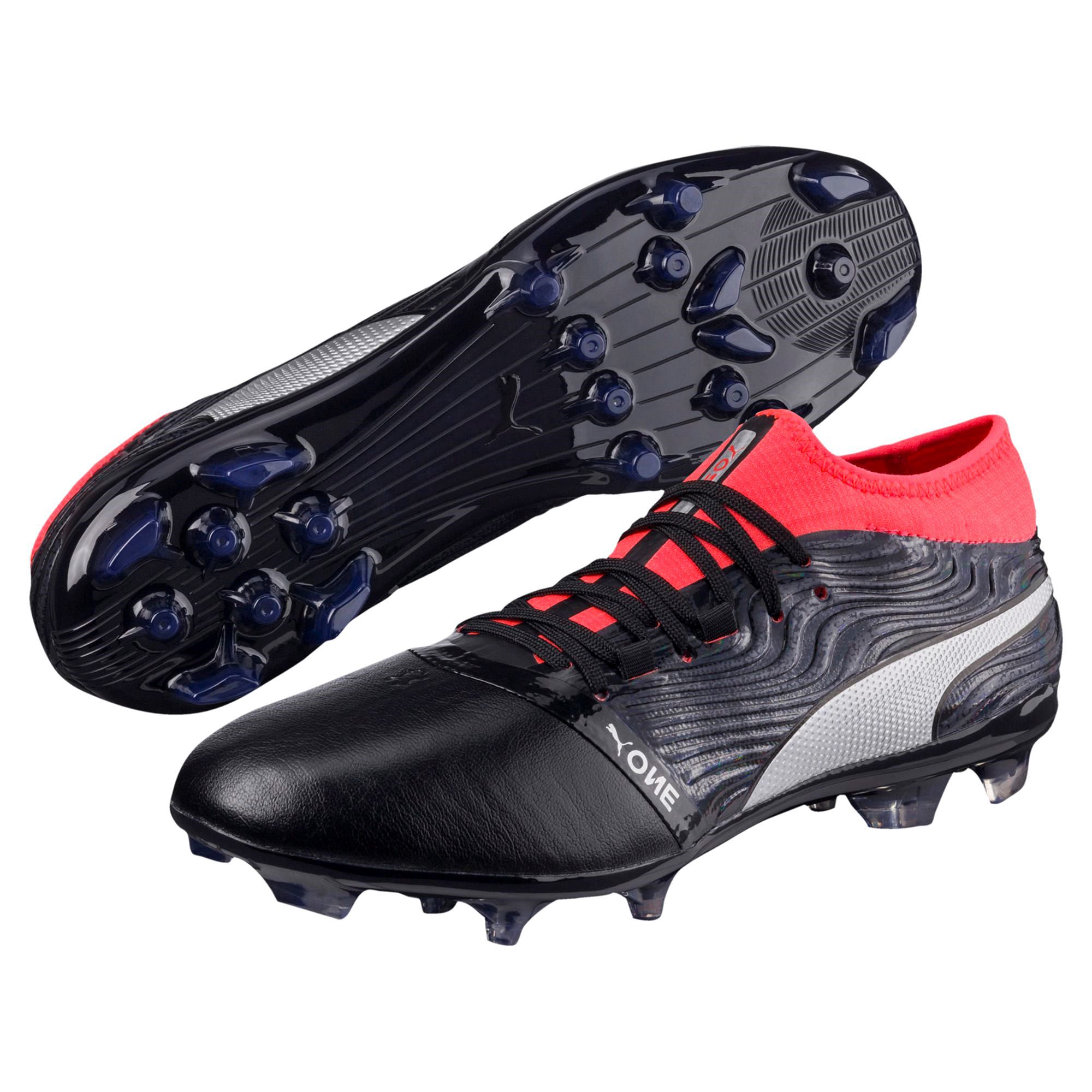 Botas de Fútbol One 18.2 AG Negro Rojo - Fútbol Factory