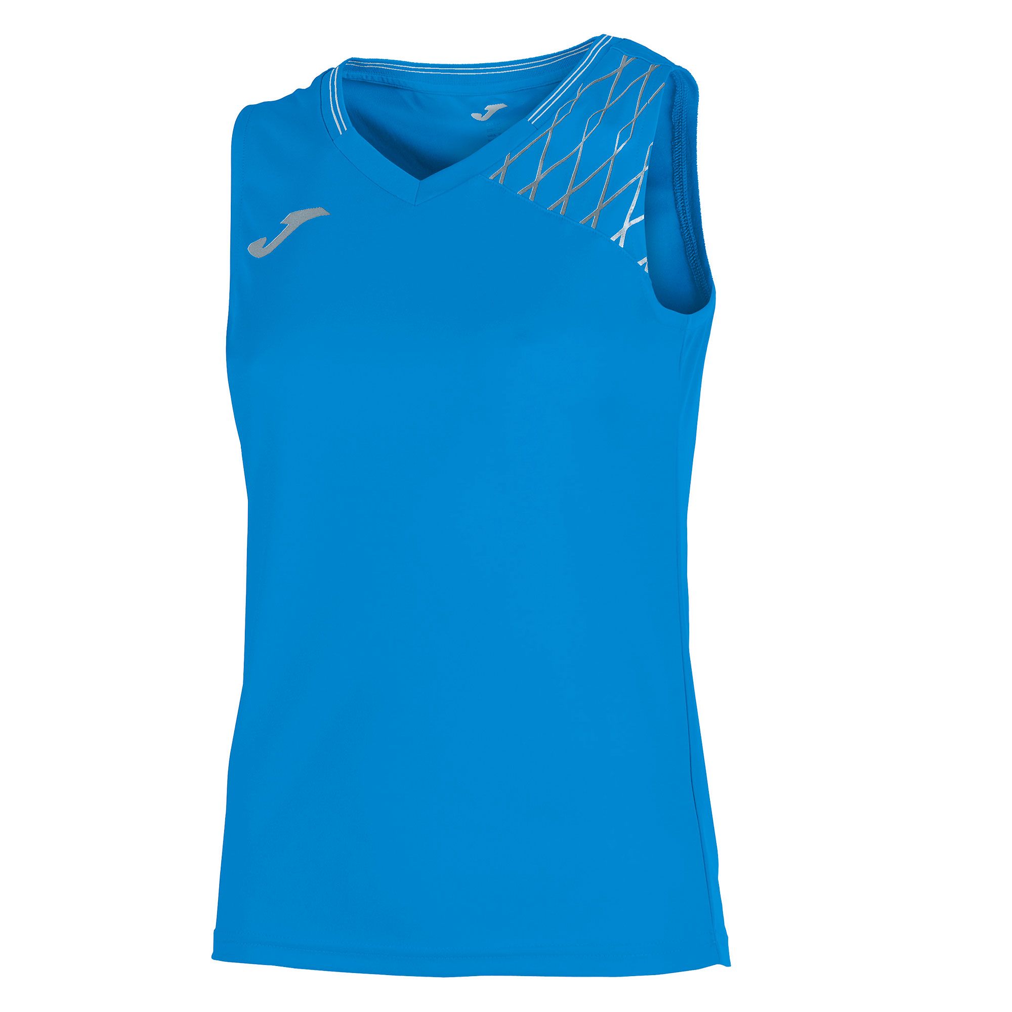 Camiseta de Running Open Flash Tirantes Mujer Azul - Fútbol Factory