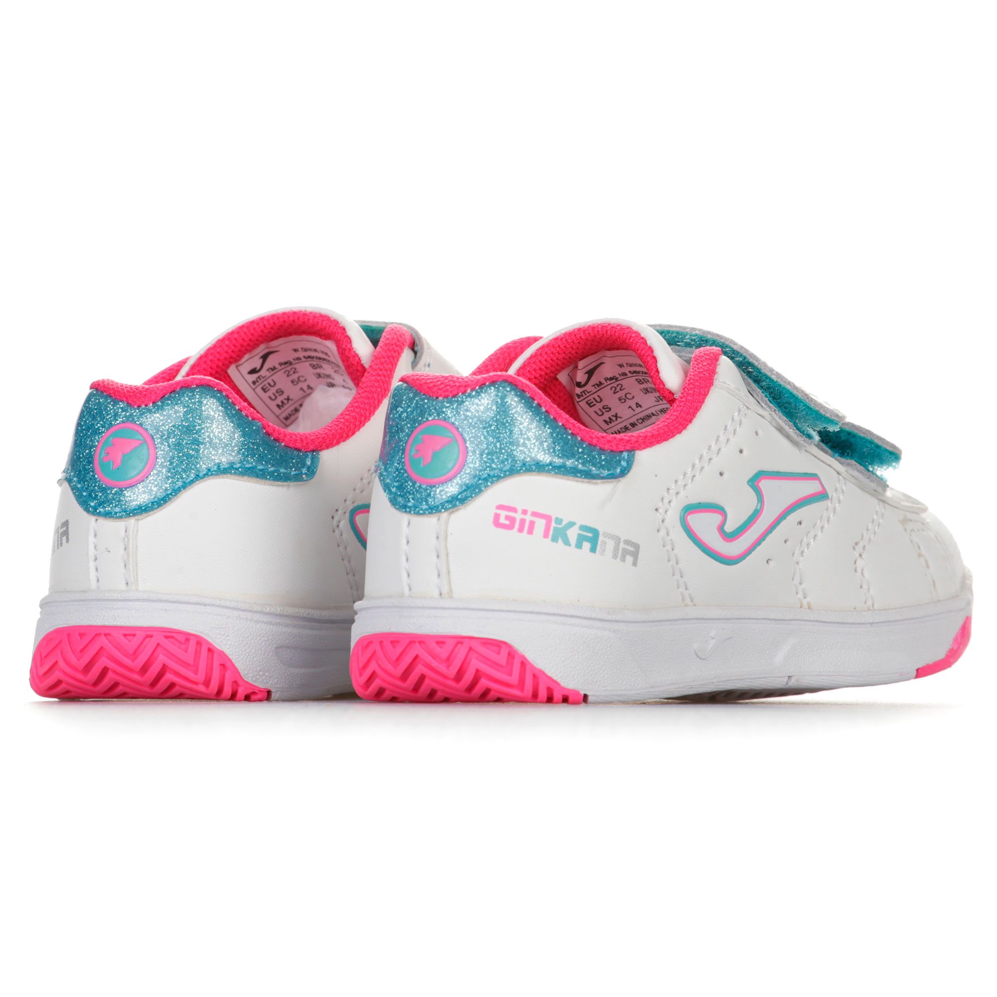 Zapatillas Ginkana Infantil Blanco Marino - Fútbol Factory