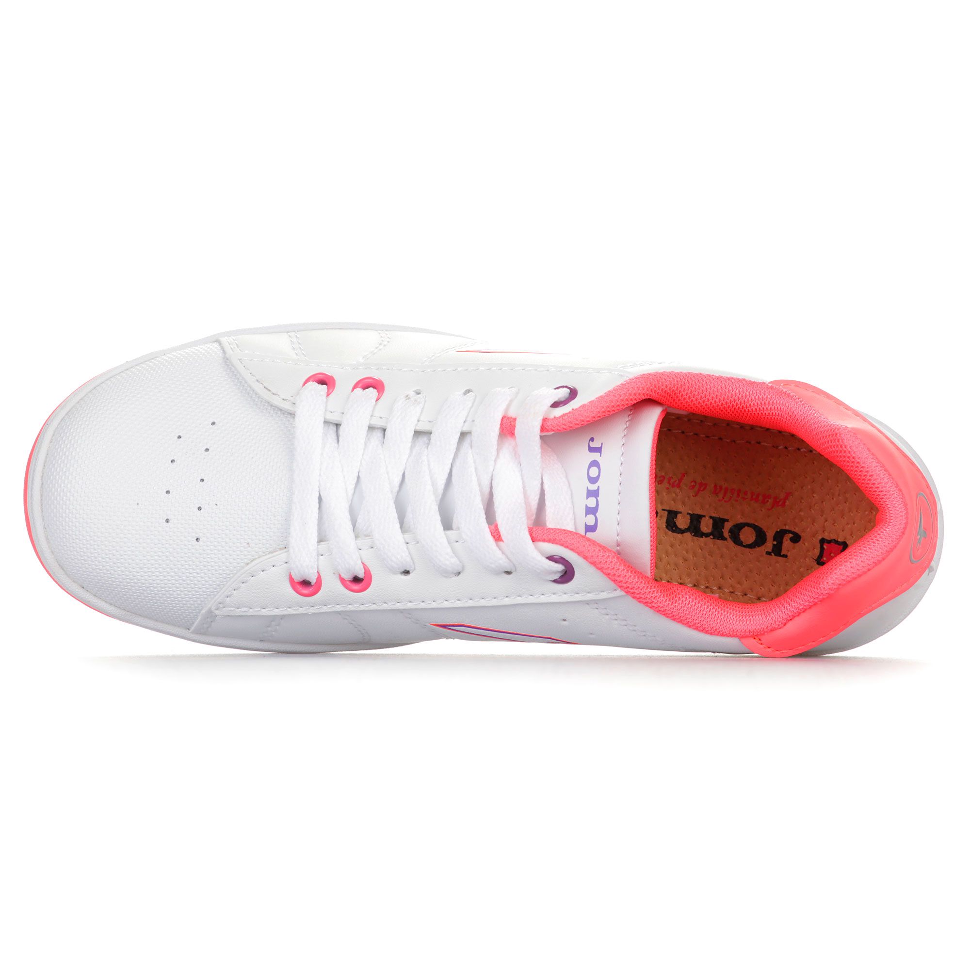 Zapatillas Ginkana Junior Blanco Rosa - Fútbol Factory