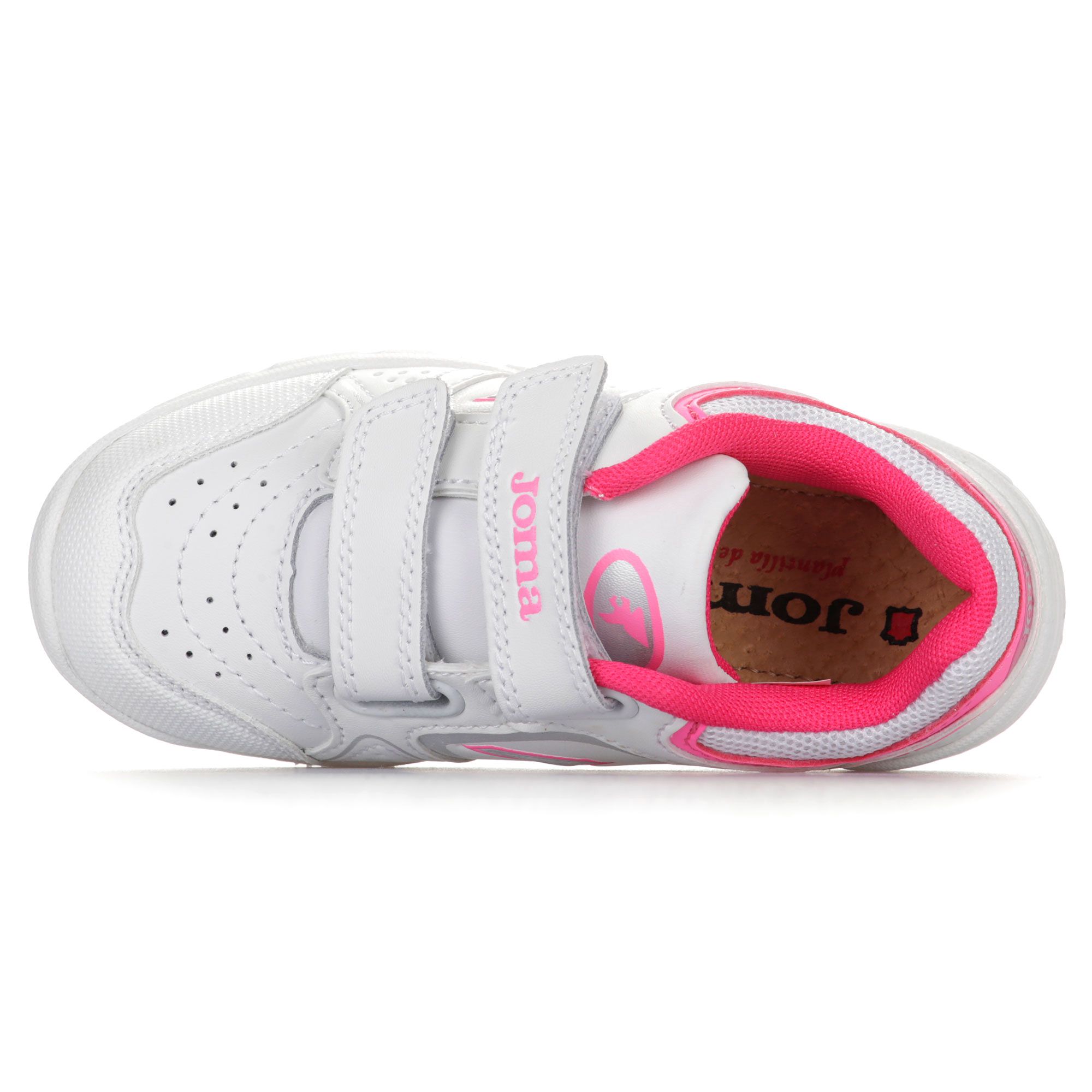 Zapatillas School Junior Blanco Rosa - Fútbol Factory