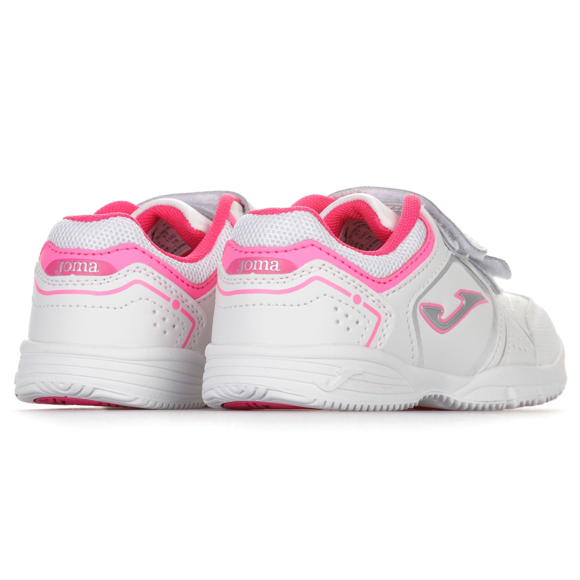 Zapatillas School Junior Blanco Rosa - Fútbol Factory