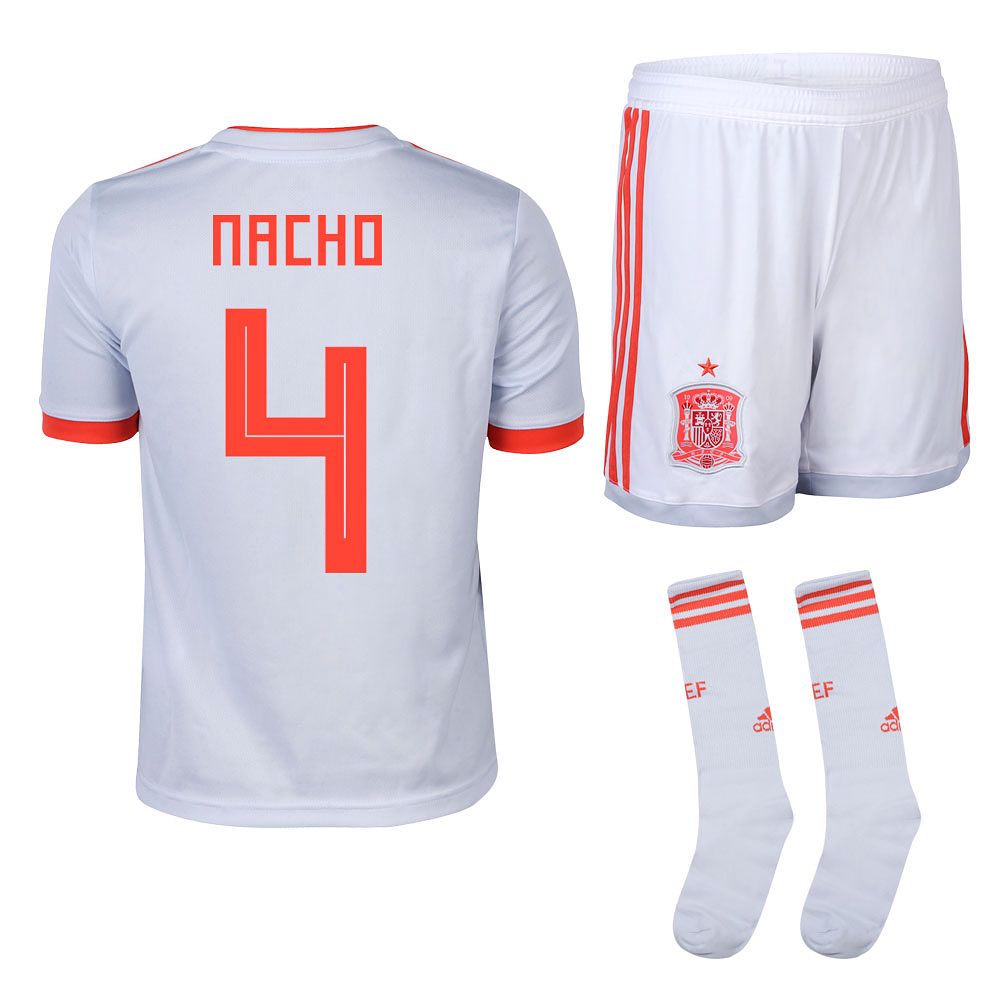 Conjunto 2ª España Mundial 2018 Nacho Junior Azul - Fútbol Factory